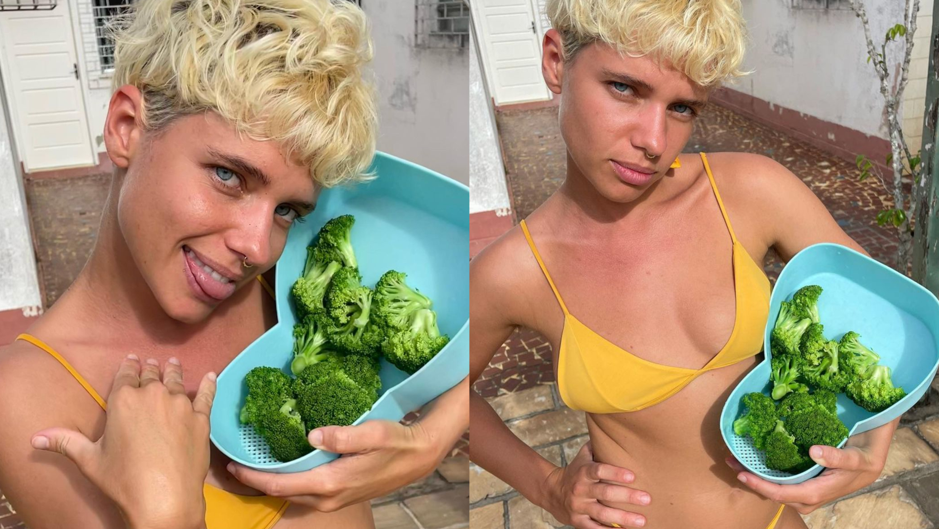 De biquíni, Bruna Linzmeyer é alvo de críticas ao postar fotos exibindo pelos na virilha