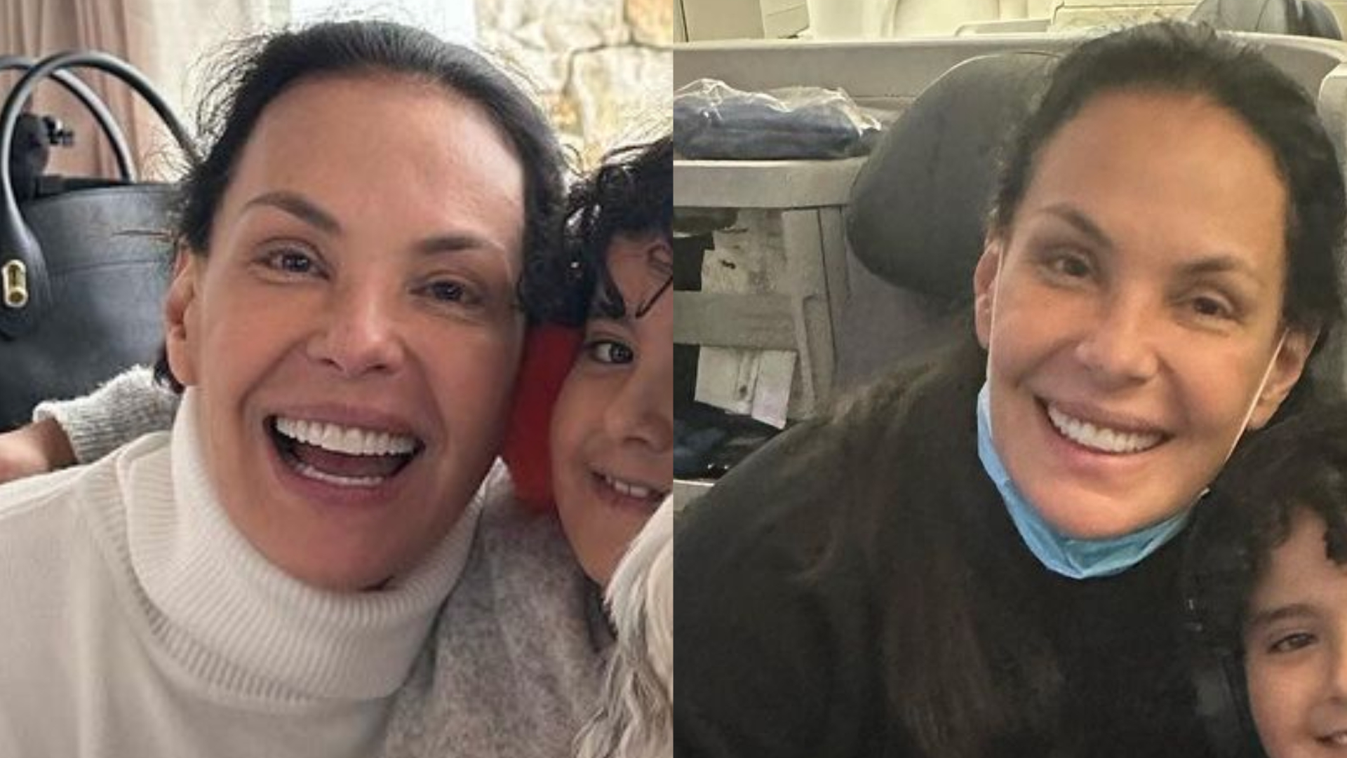 Carolina Ferraz abre álbum de viagem com a família e impressiona: ”Dom de fazer filhas lindas”