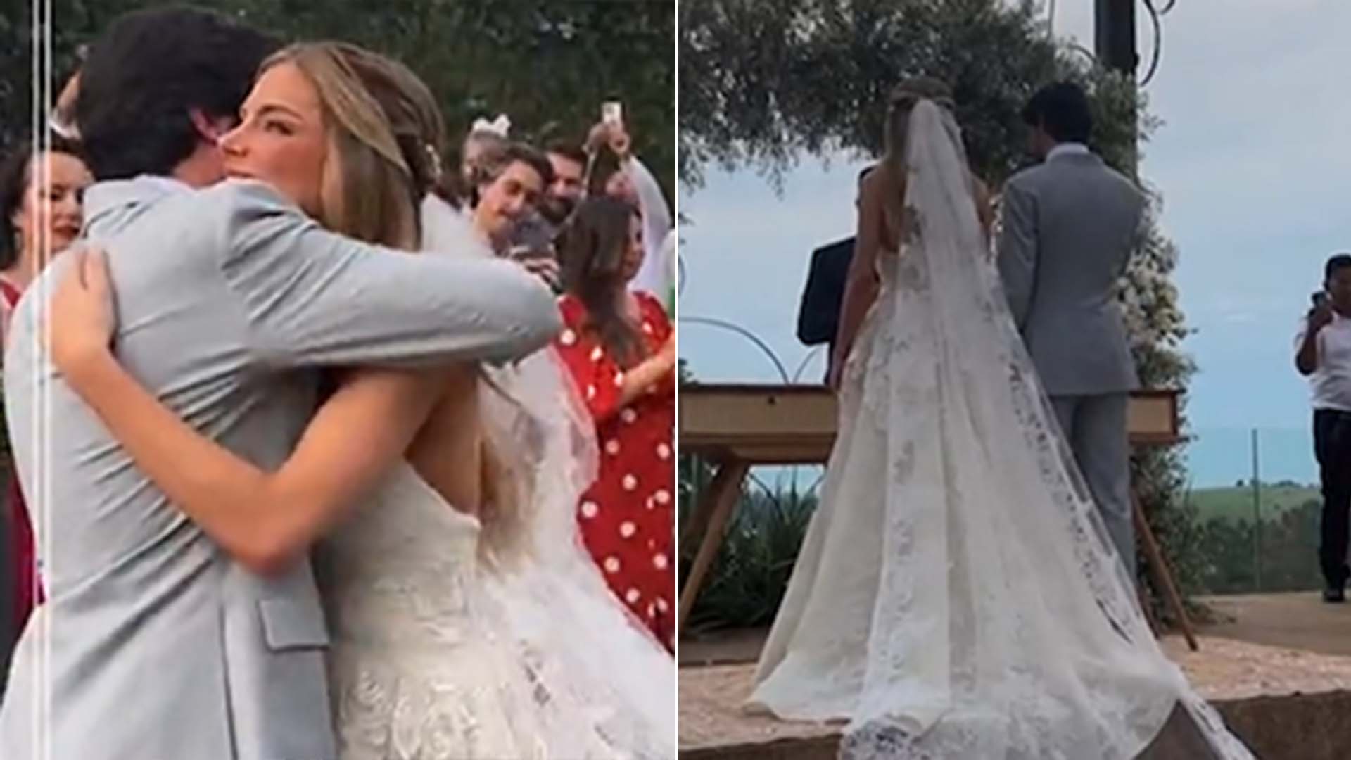Bruna Hamú celebra seu casamento com Leonardo Feltrim