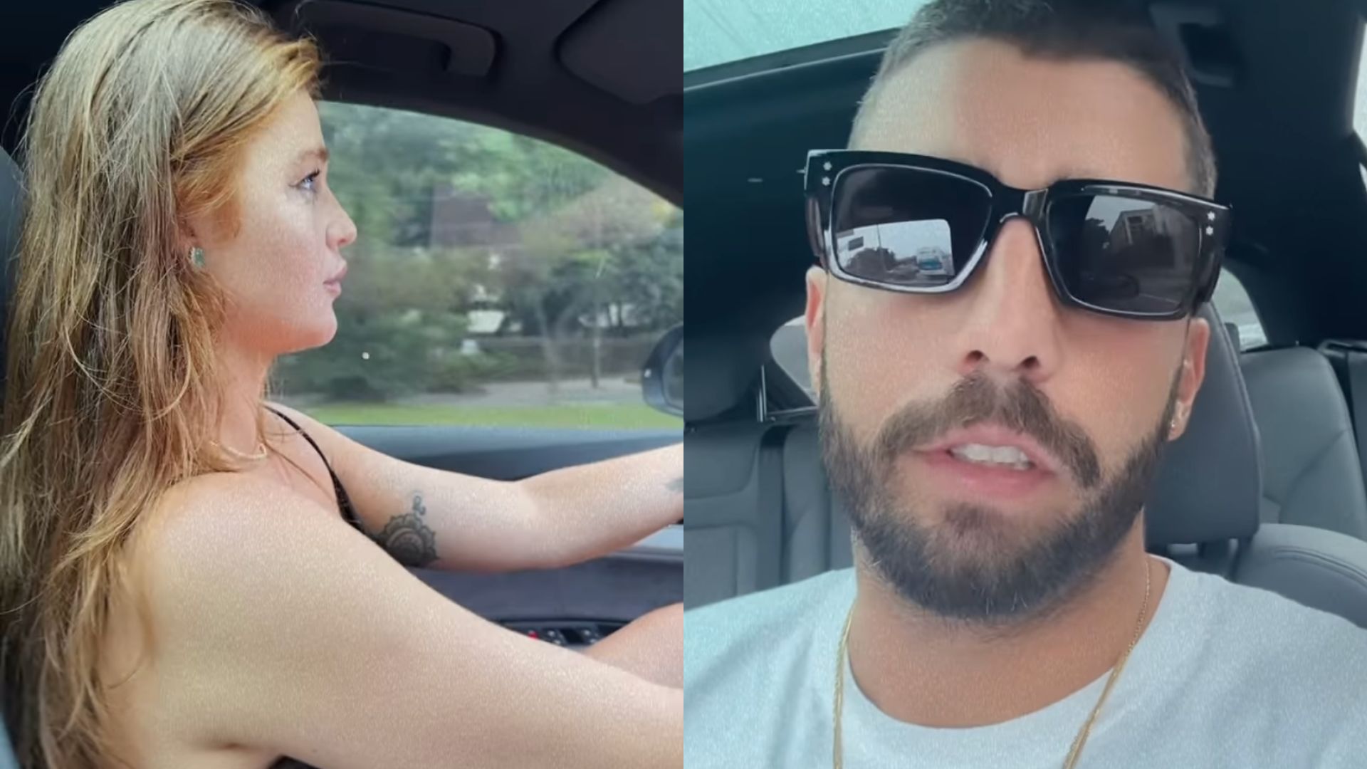 Prestes a dar à luz, Cintia Dicker dirige até a maternidade: “Ela vai plena!”