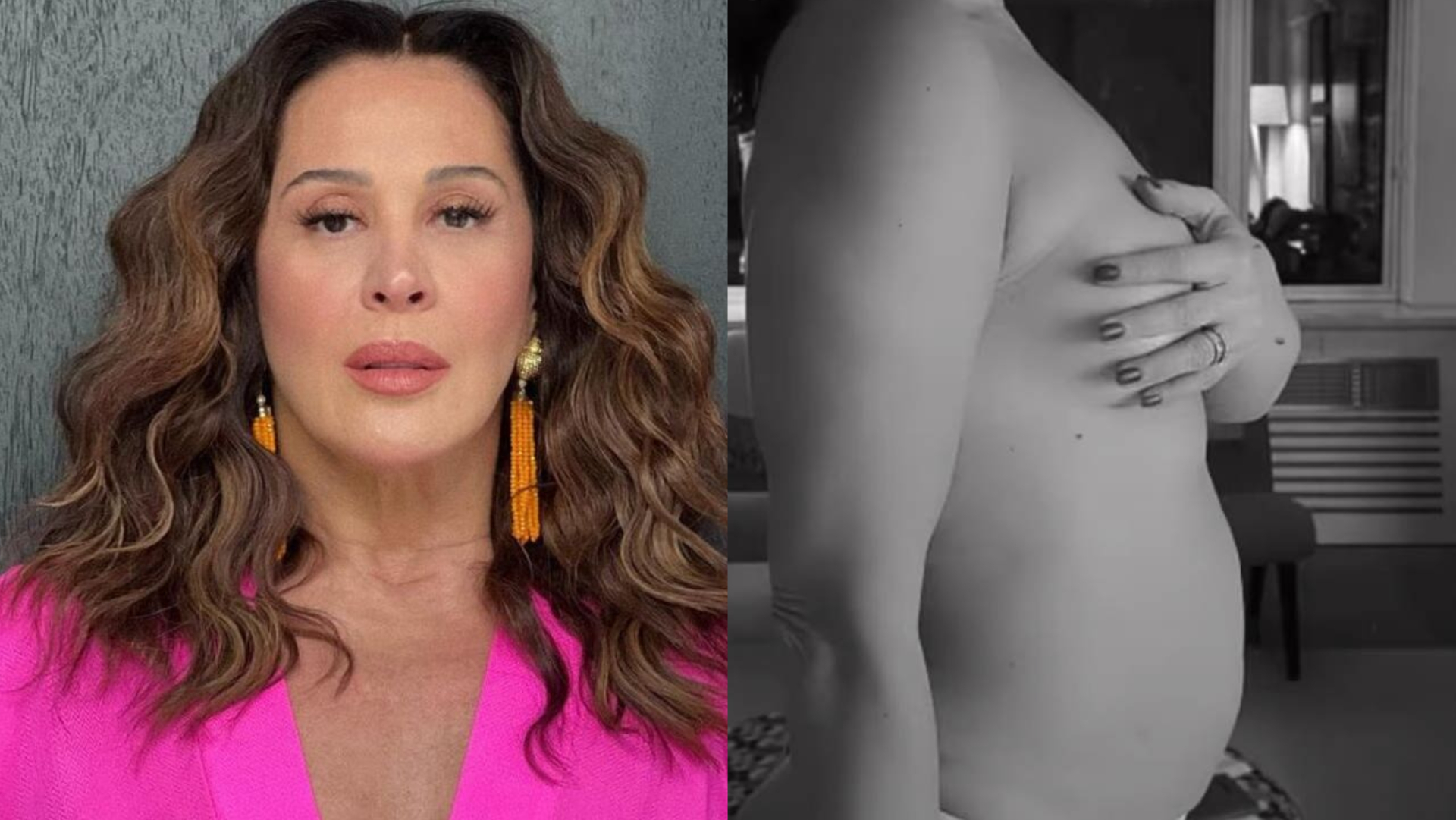 Claudia Raia encanta ao mostrar evolução de sua barriga: ”Luca está crescendo”