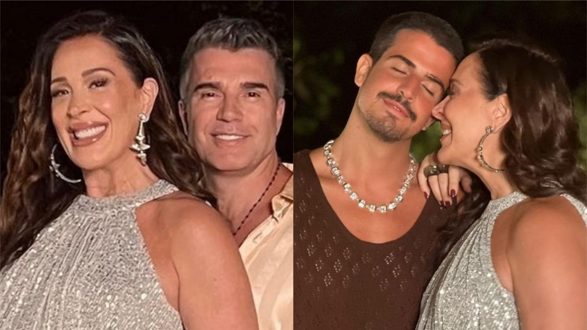 Claudia Raia exibe barrigão ao posar com a família: “Feliz ano novo”
