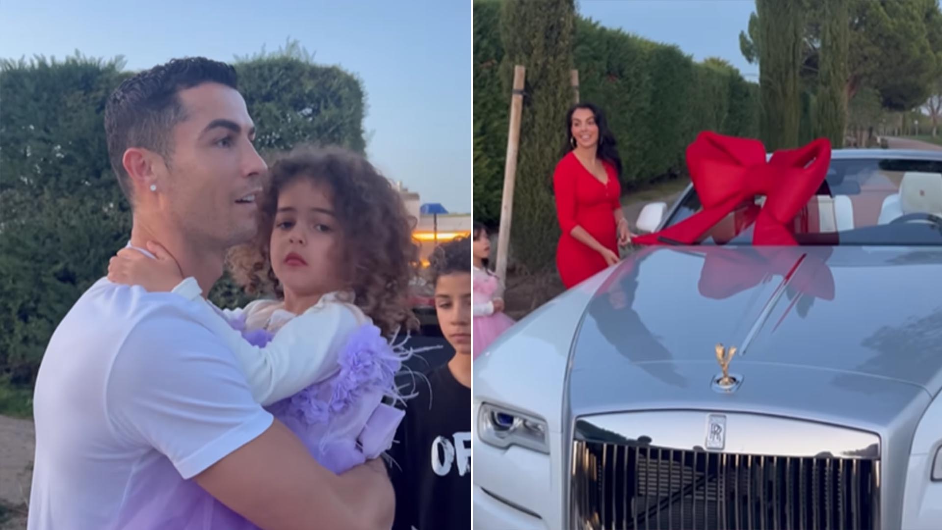 Esposa de Cristiano Ronaldo dá presente de mais de R$ 2 milhões para ele