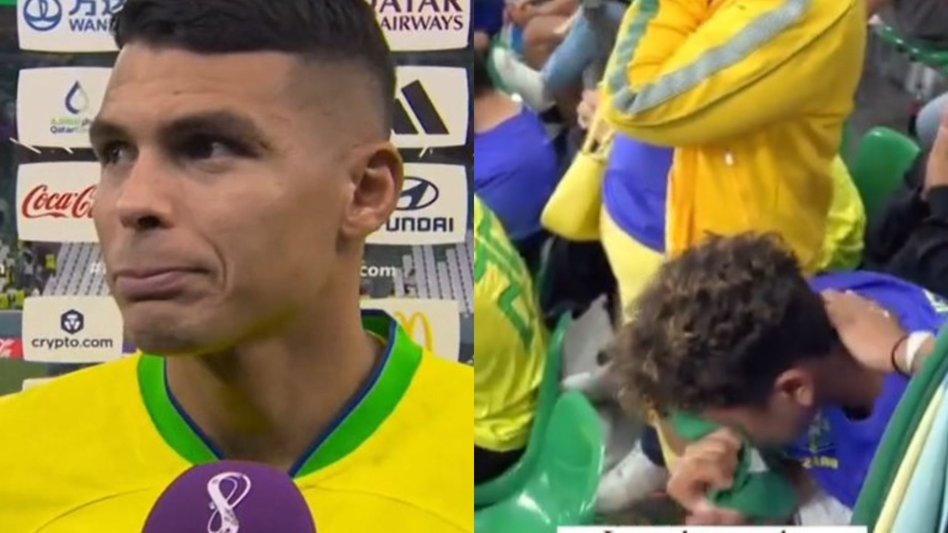 Thiago Silva Lamenta derrota do Brasil em sua última Copa do Mundo: “Eu caí!”