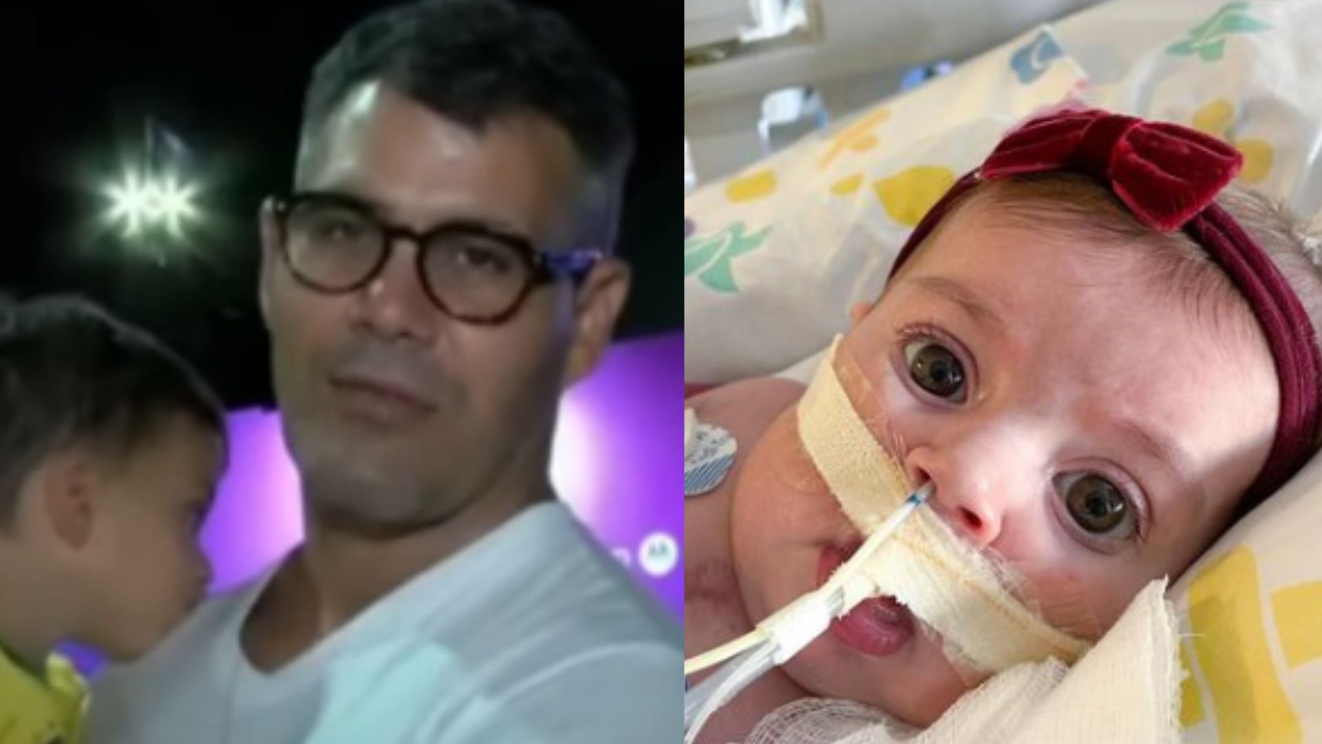 Juliano Cazarré atualiza quadro de saúde da filha que está internada na UTI: “Orações!”