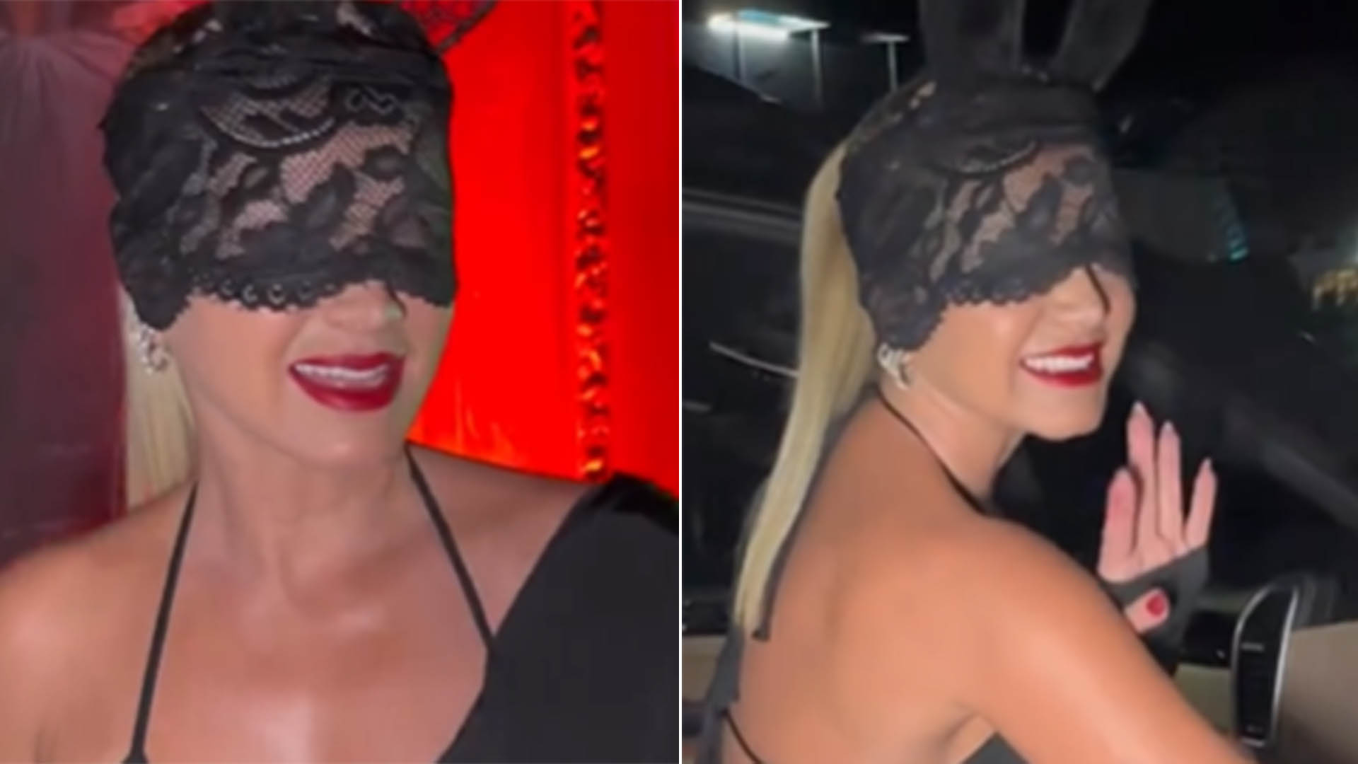 Eliana usa look sensual e nada básico para festa com os amigos