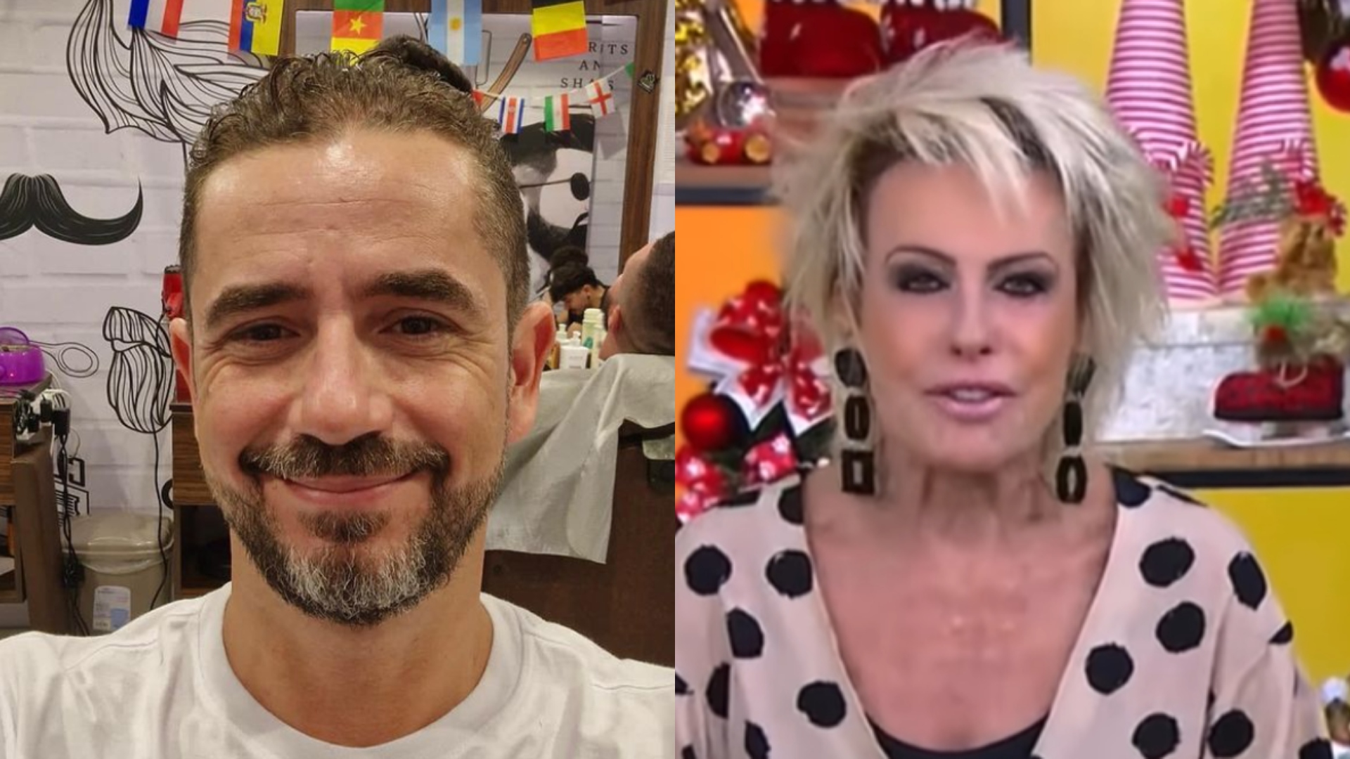 Felipe Andreoli não segura emoção com surpresa feita por Ana Maria Braga durante programa