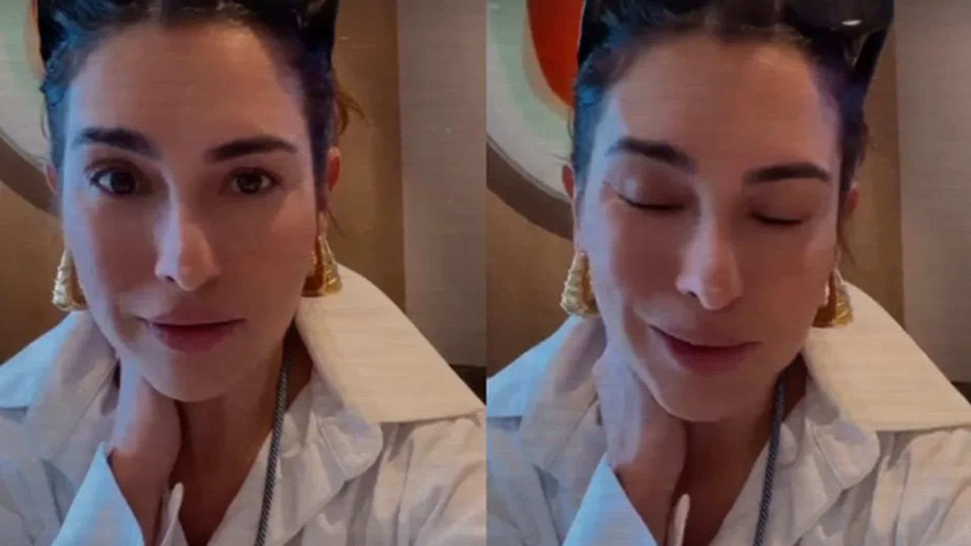 Fernanda Paes Leme tranquiliza fãs após acidente de navio