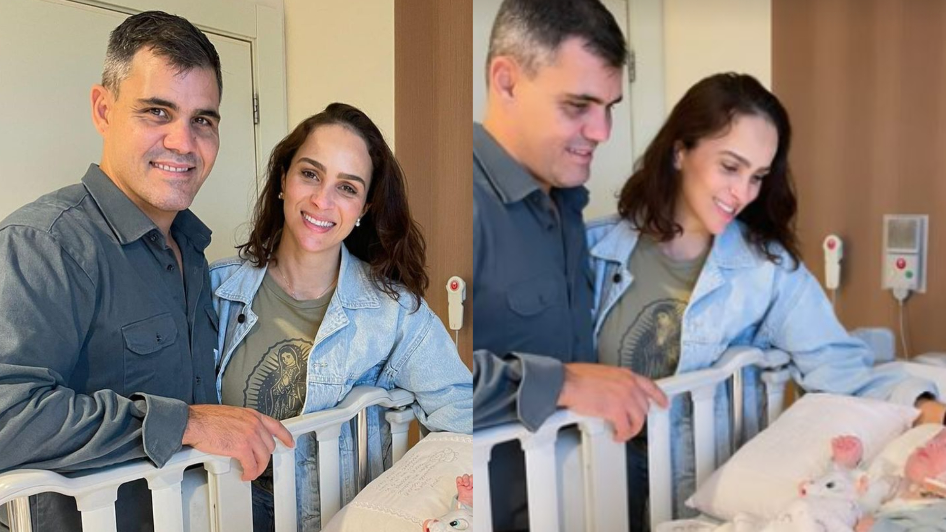 Internada, caçula de Juliano Cazarré completa seis meses e passa por nova cirurgia: ”A vida quer viver”