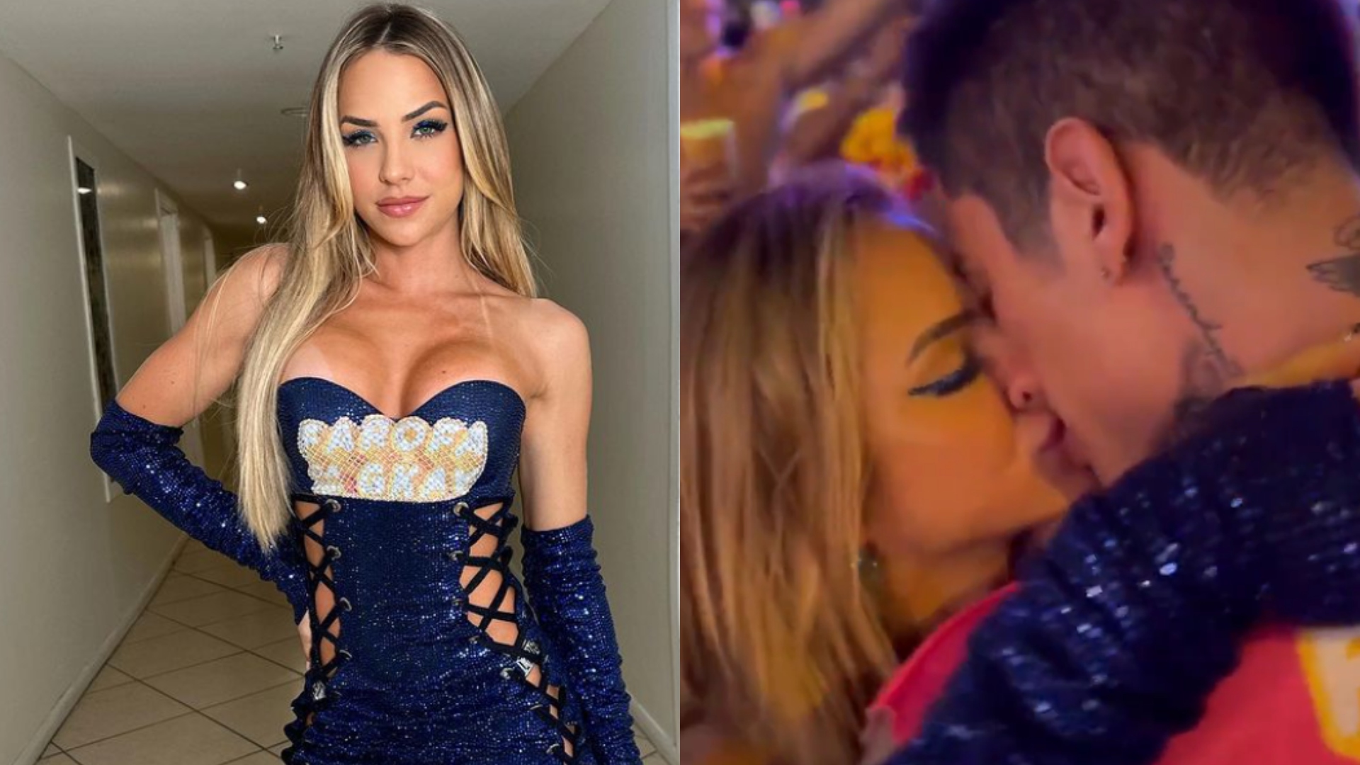 Em meio à boatos de romance, Gabi Martins é vista aos beijos com influenciador na Farofa da Gkay
