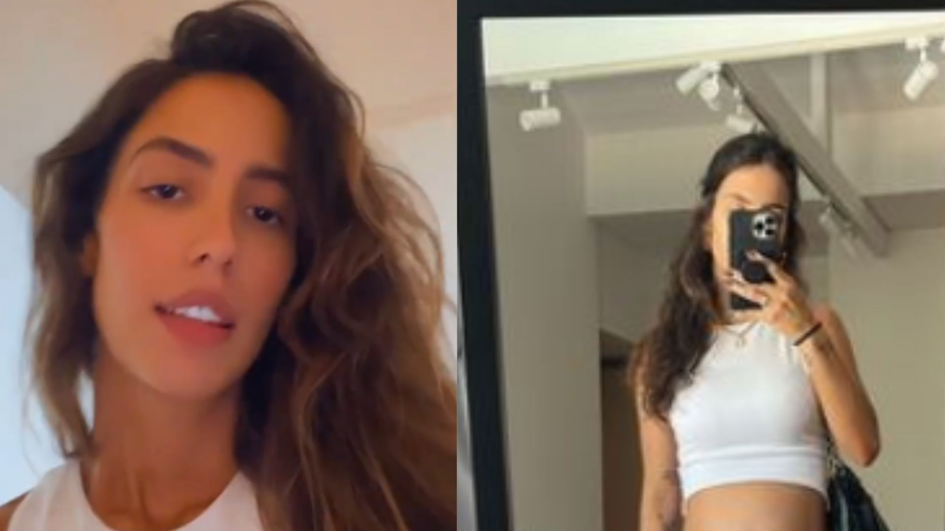 Gabi Brandt exibe a barriguinha de grávida após passar um tempo afastada das redes