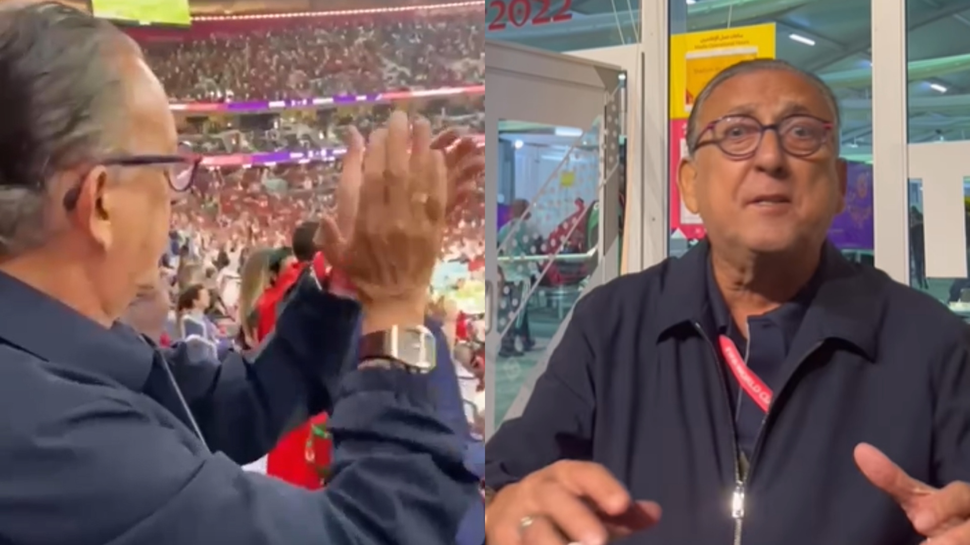 Galvão Bueno ostenta relógio milionário em passeio pelo Catar