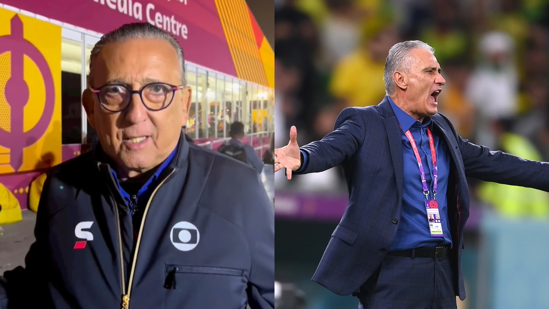 Galvão Bueno aproveita bom jogo da Argentina contra Croácia para alfinetar Tite