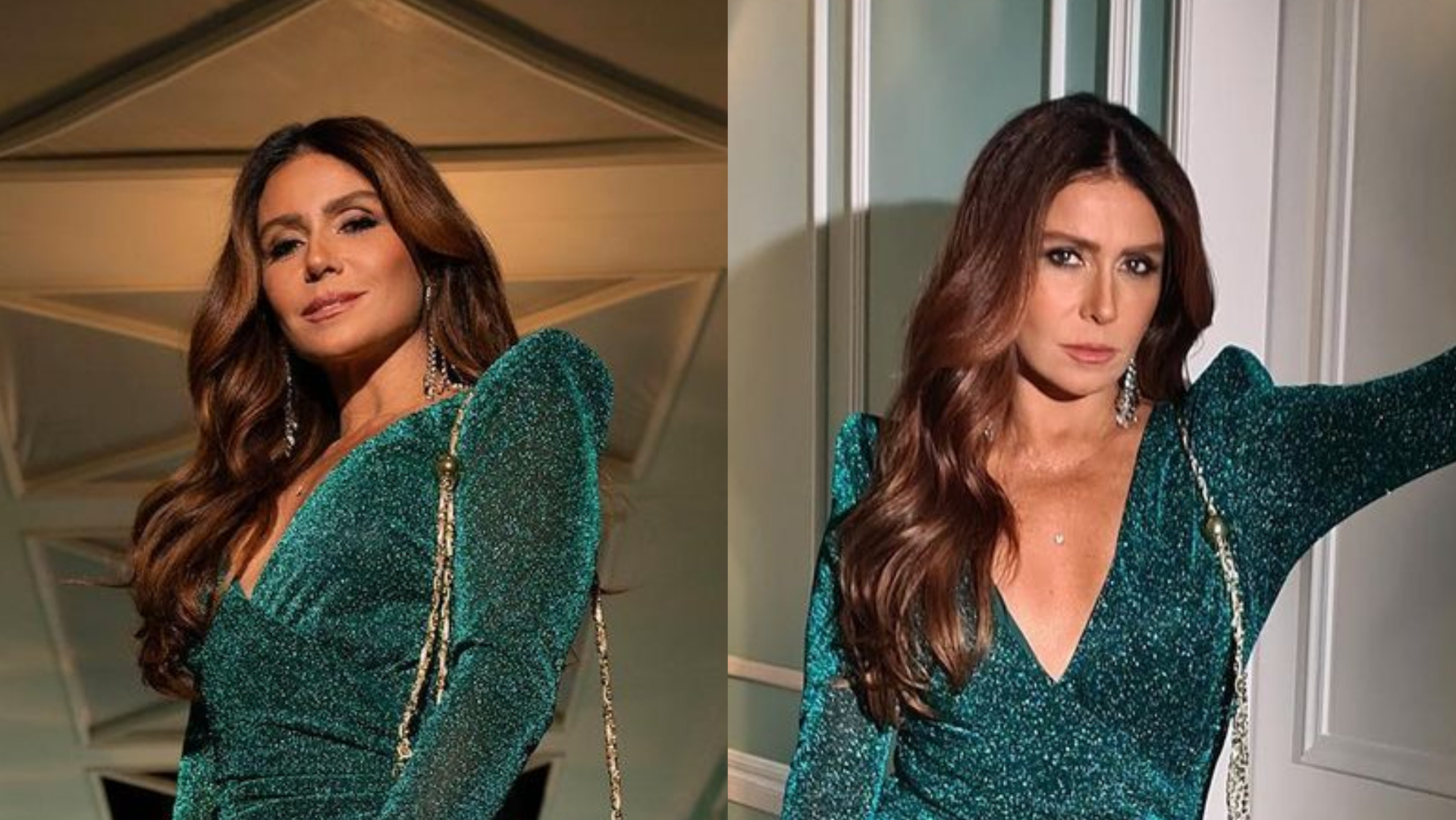 Giovanna Antonelli deixa pernões à mostra com look verde brilhante: ”Que mulher!”