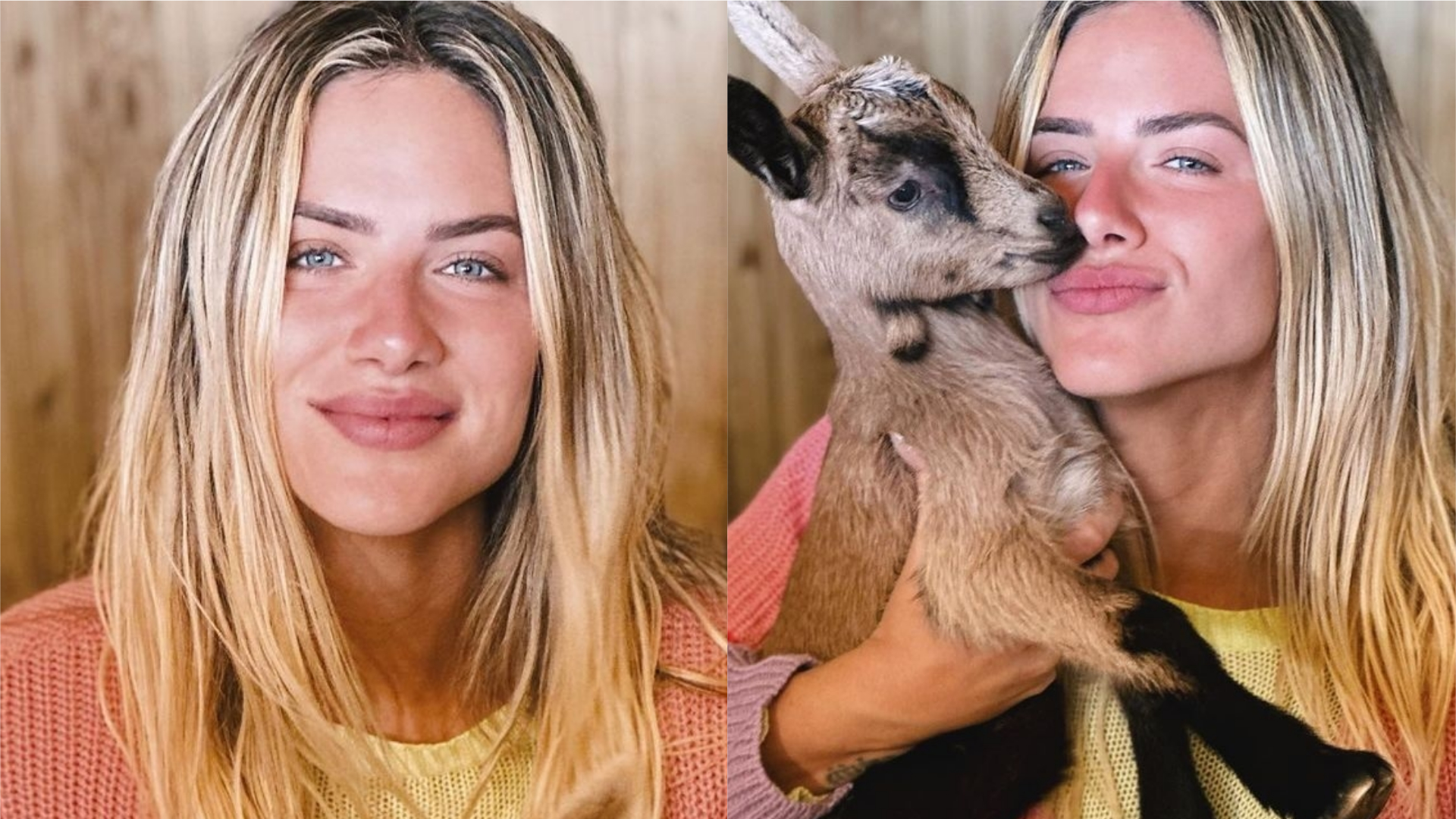 Giovanna Ewbank alimenta cabritos com mamadeira: “Curando meu estresse”