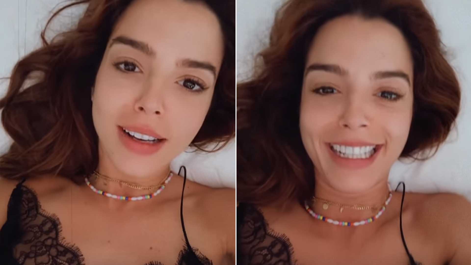 Grávida?! Giovanna Lancellotti explica foto com a barriga saliente