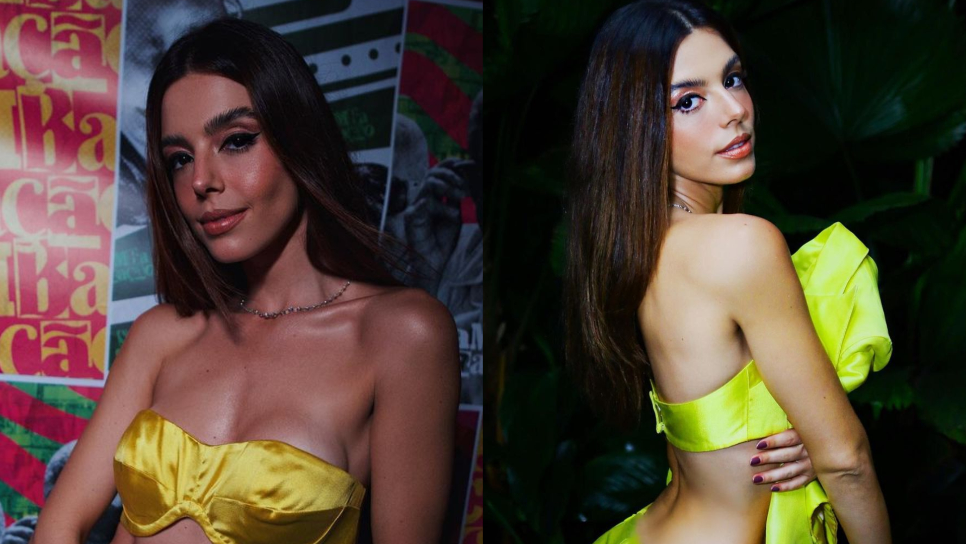 Giovanna Lancellotti deixa barriga sarada à mostra em look ousado: ”Deusa”