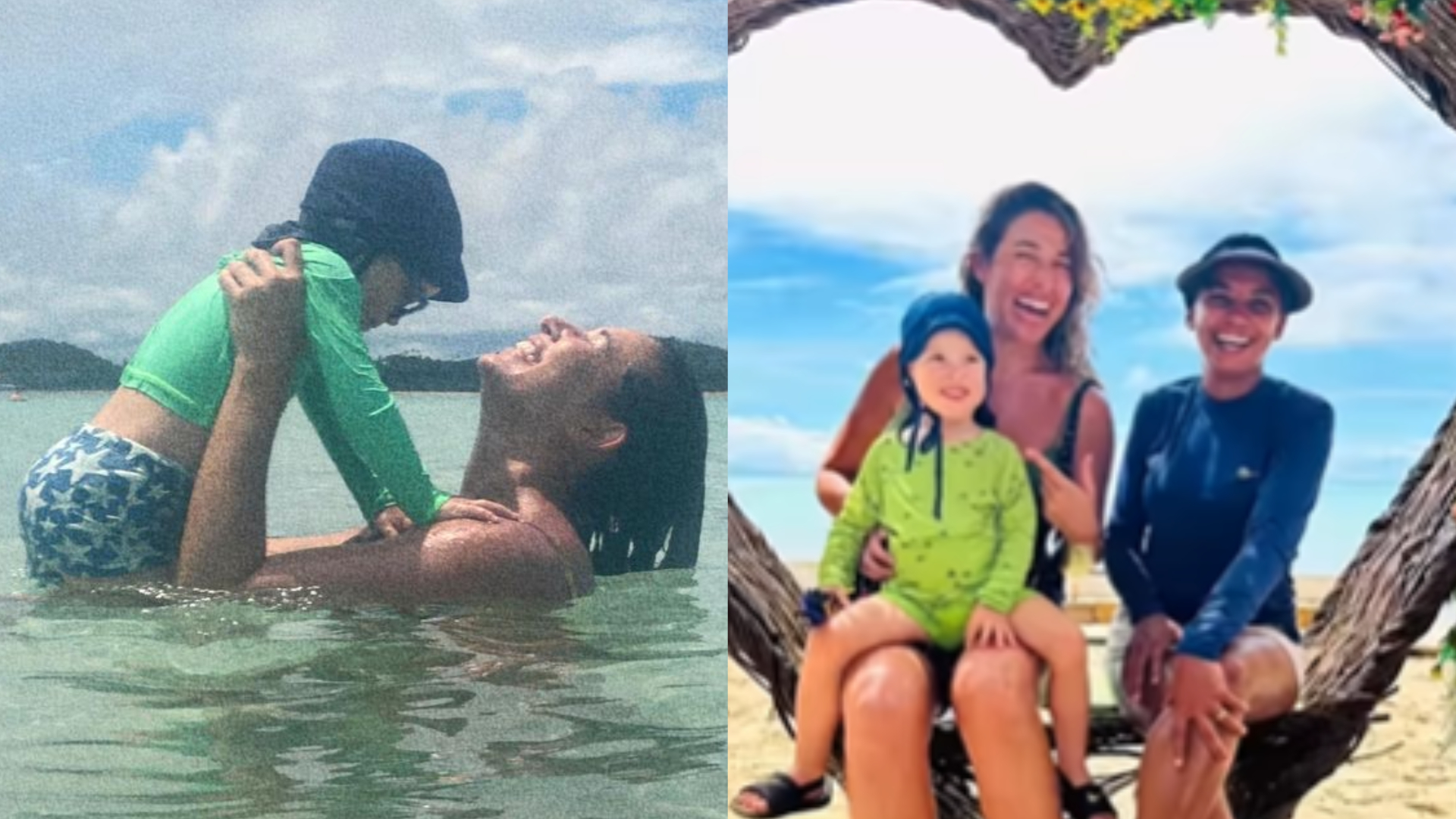 Giselle Itié desabafa após viagem de férias com o filho: ”Mamãe aqui jurou que descansaria”