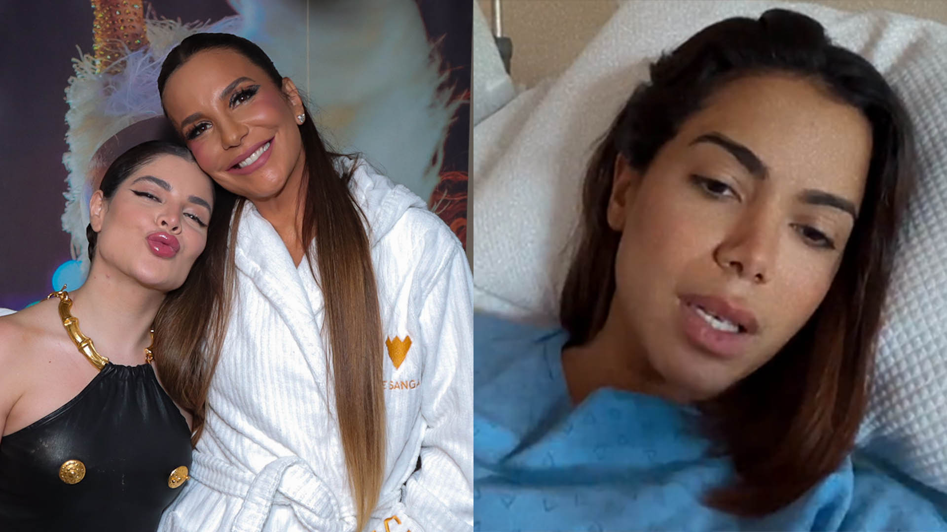 Ivete Sangalo manda recado para Anitta e a estrela responde