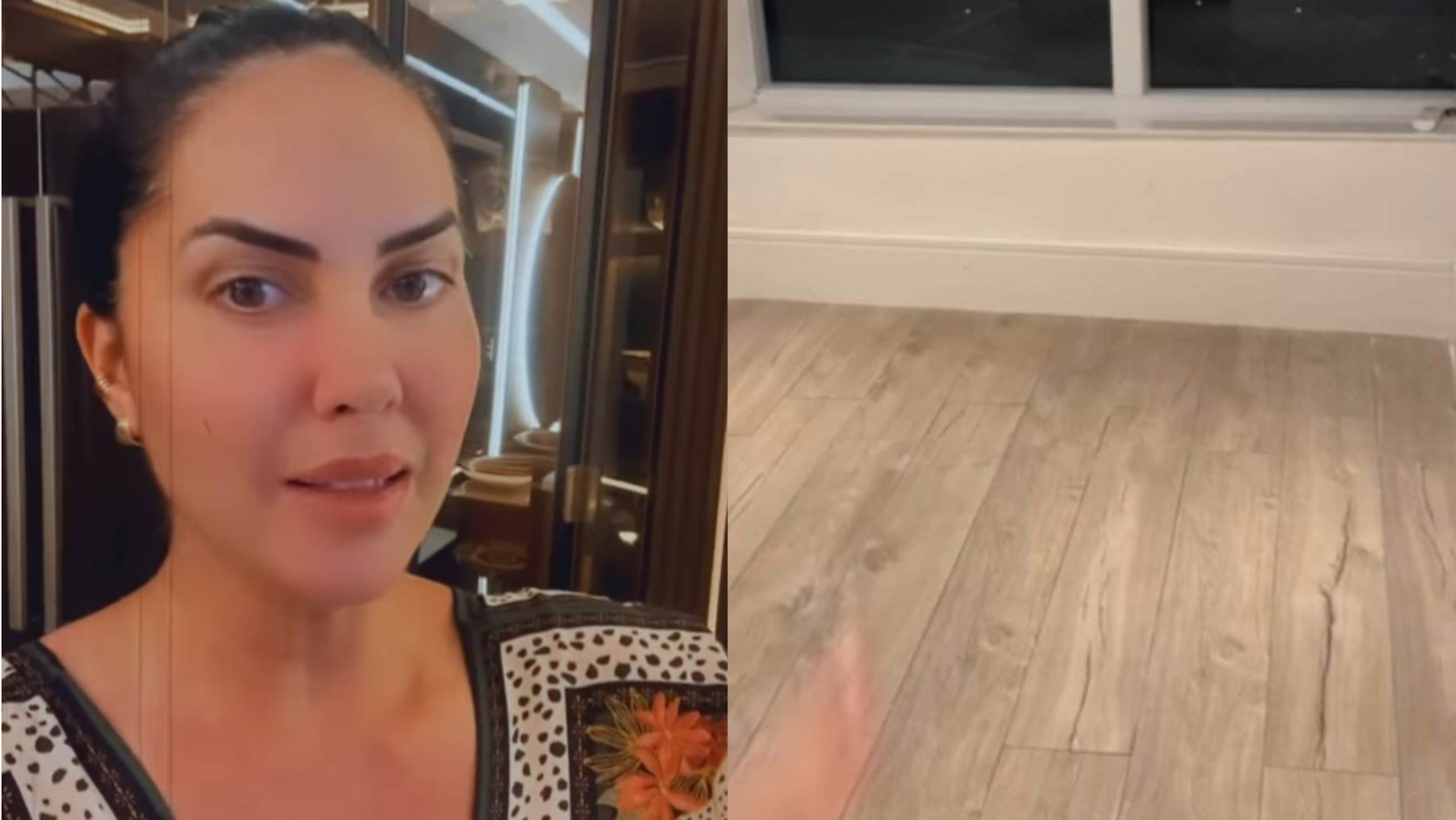 Graciele Lacerda mostra onde será o quarto de seu futuro bebê
