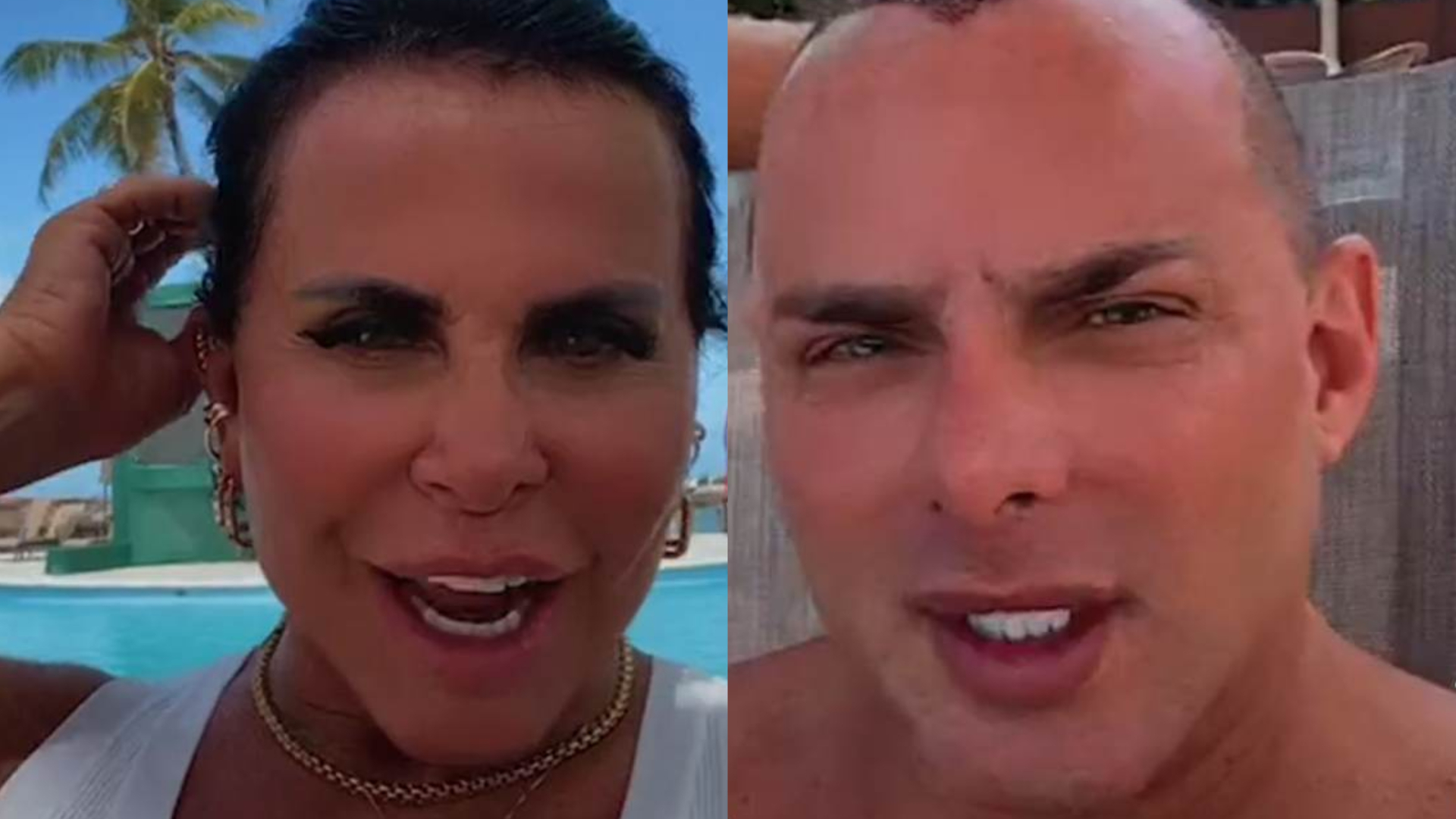 Indignada, Gretchen faz vídeo rebatendo críticas sobre o cabelo do marido: ”Monte de palhaçada”