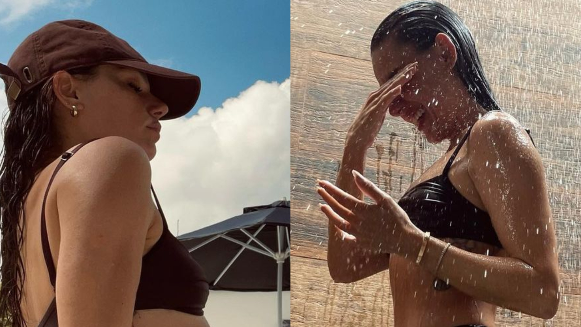 Em Minas Gerais, Isis Valverde rouba a cena de biquíni cavado: ”Que mulher linda”