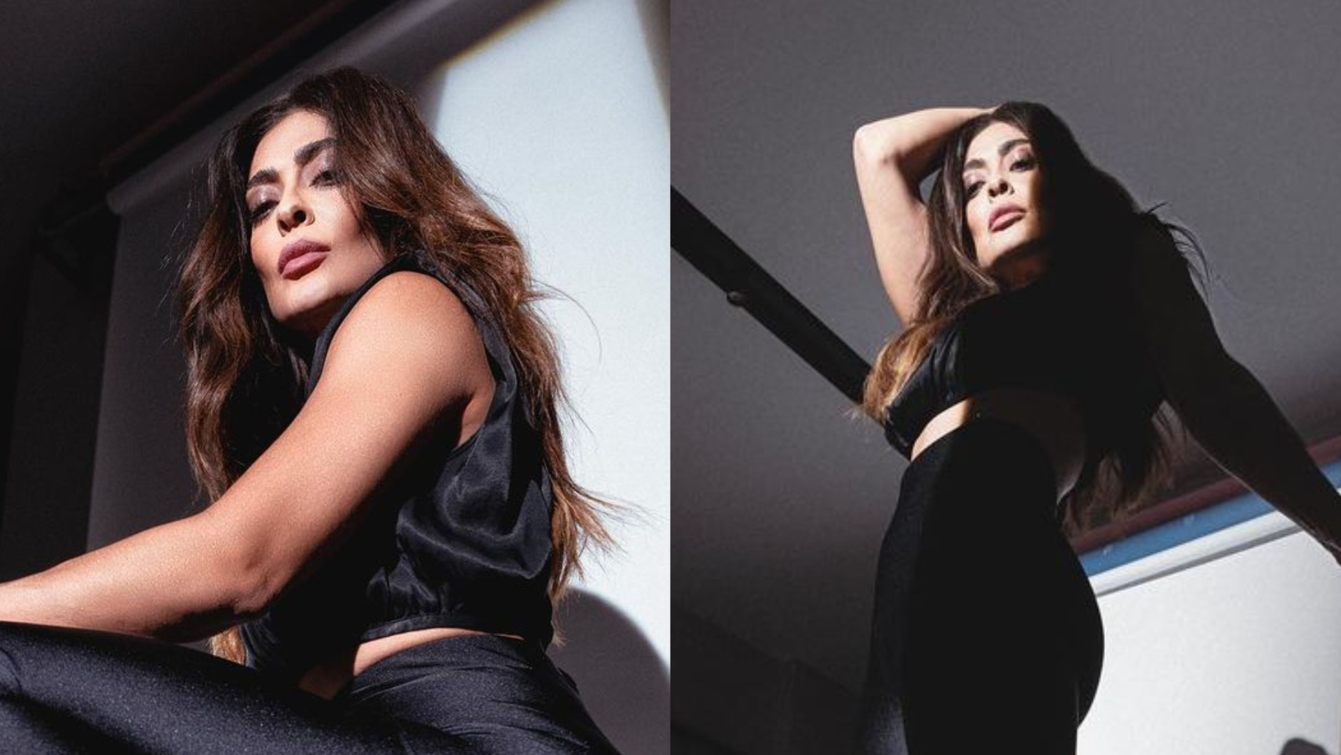 Poderosa, Juliana Paes surge de look todo preto e mostra ‘invasão’ do filho em ensaio: ”Companheirinho”