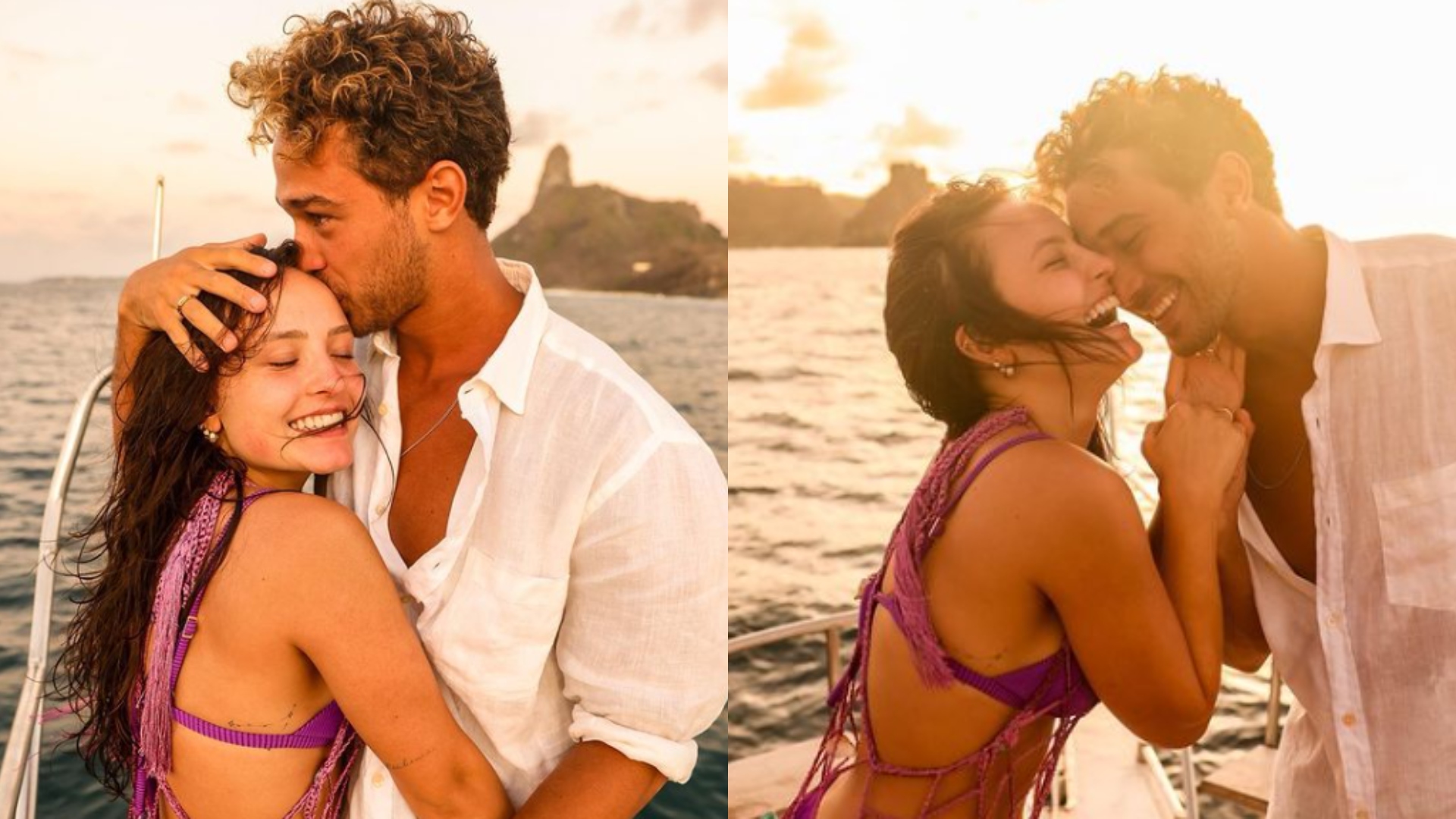Larissa Manoela está noiva! André Luiz Frambach pede namorada em casamento em Noronha