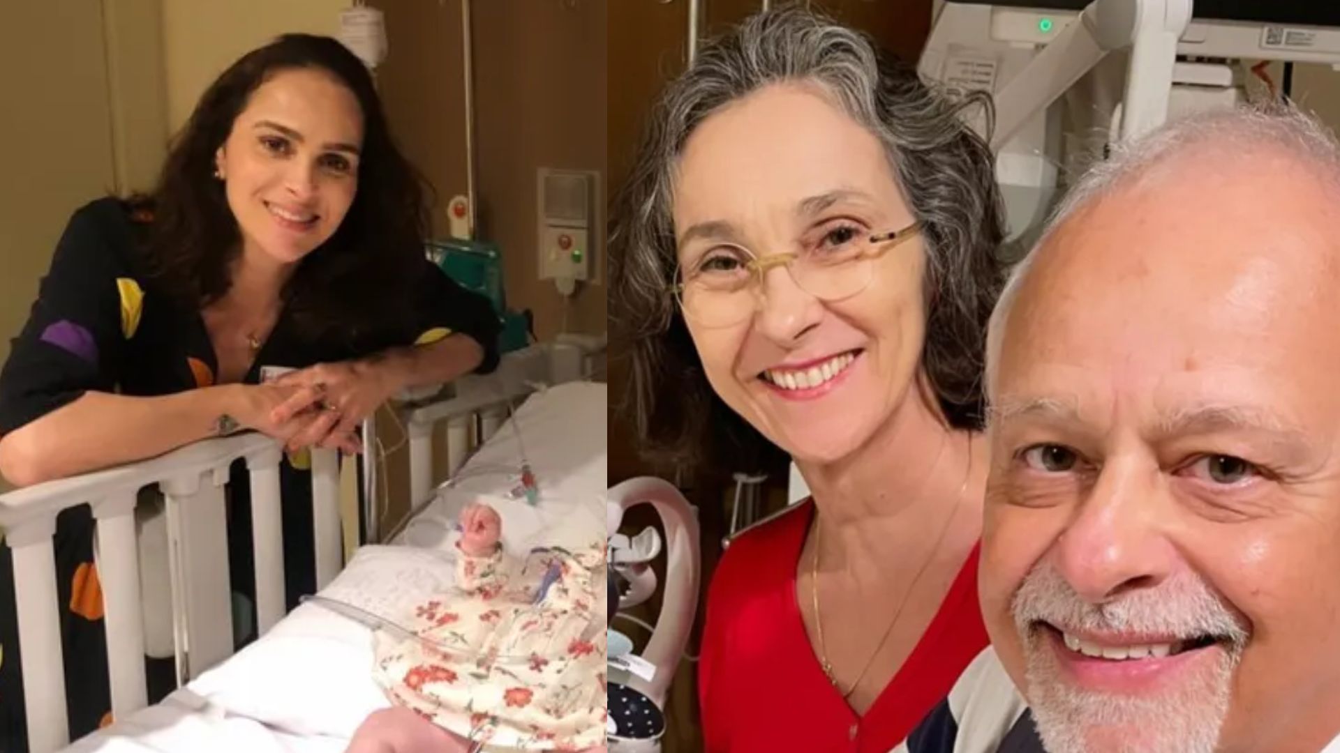 Leticia Cazarré agradece aos pais por terem passado o natal no hospital: “Sacrificar sua noite de Natal na UTI!’