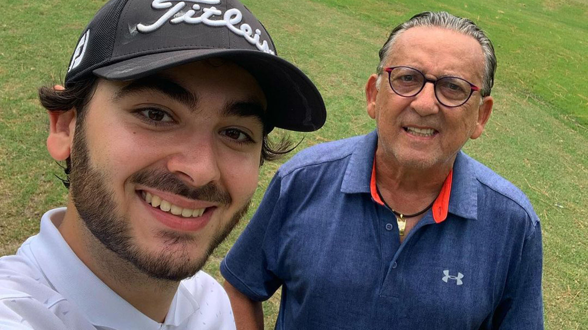 Filho caçula de Galvão Bueno comove com homenagem para o pai: ‘É gigante’