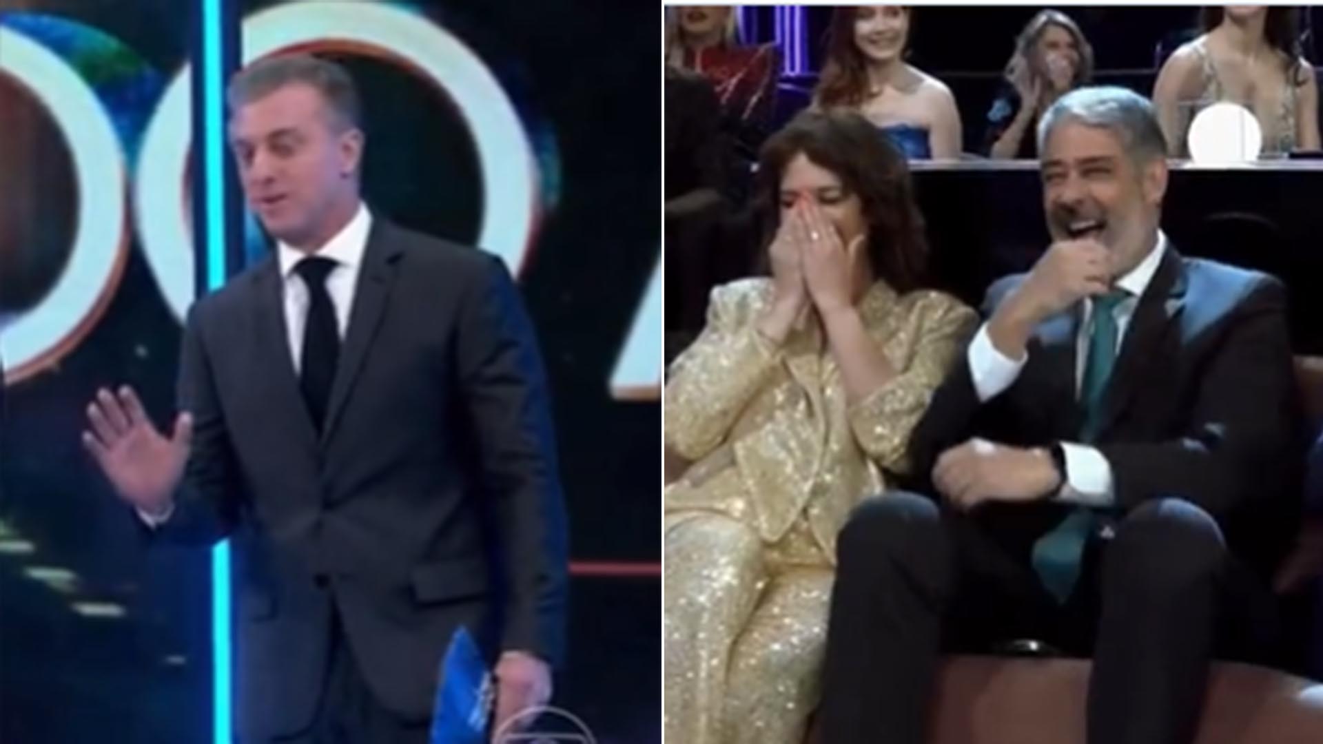 Luciano Huck deixa William Bonner surpreso com comentário