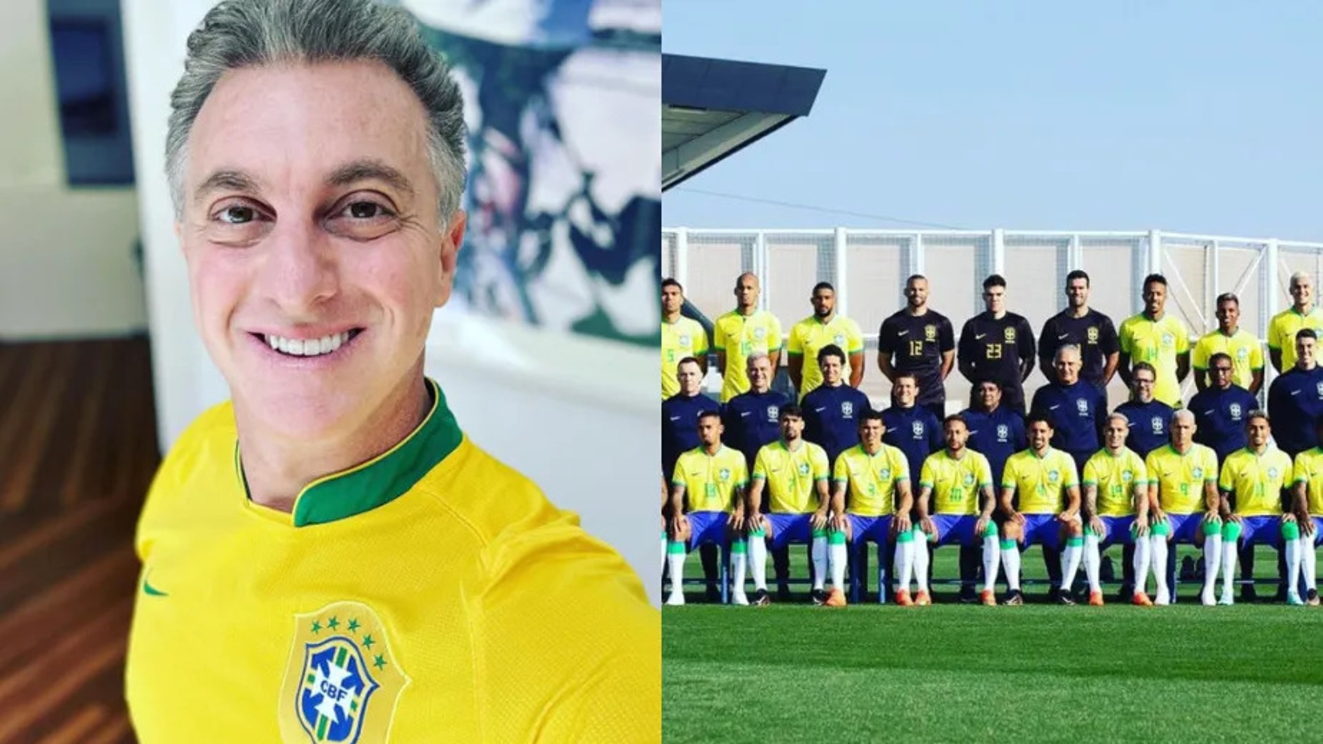 Luciano Huck presta apoio à seleção brasileira após derrota na Copa do Mundo