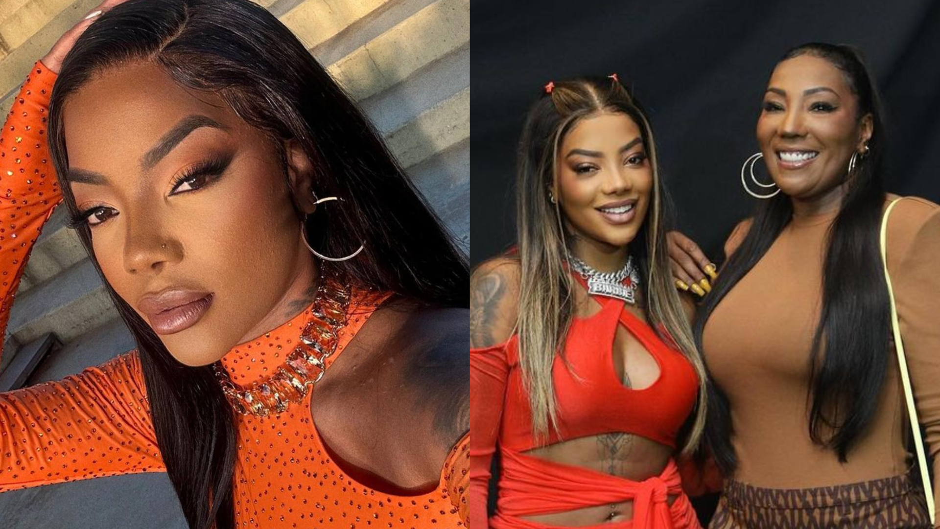 Ludmilla expõe a mãe em brincadeira e leva bronca: ”Vou tirar você também”