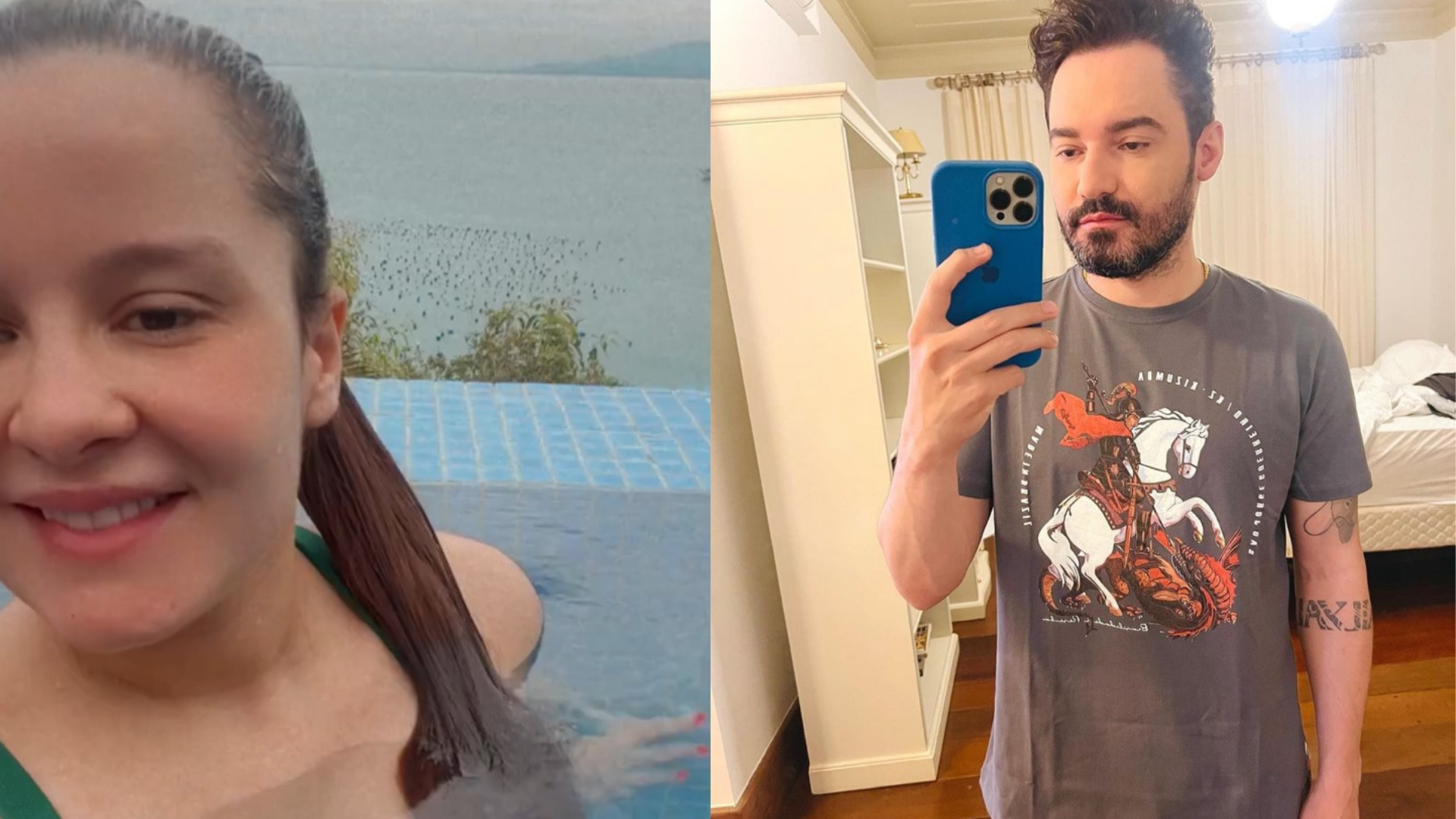 Maiara ignora abraço de seu ex, Fernando Zor, em reencontro