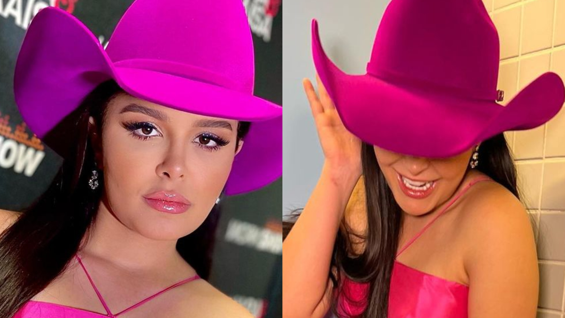 De chapéu, Maraisa arrasa com look todo rosa: ”A Barbie tá diferenciada”