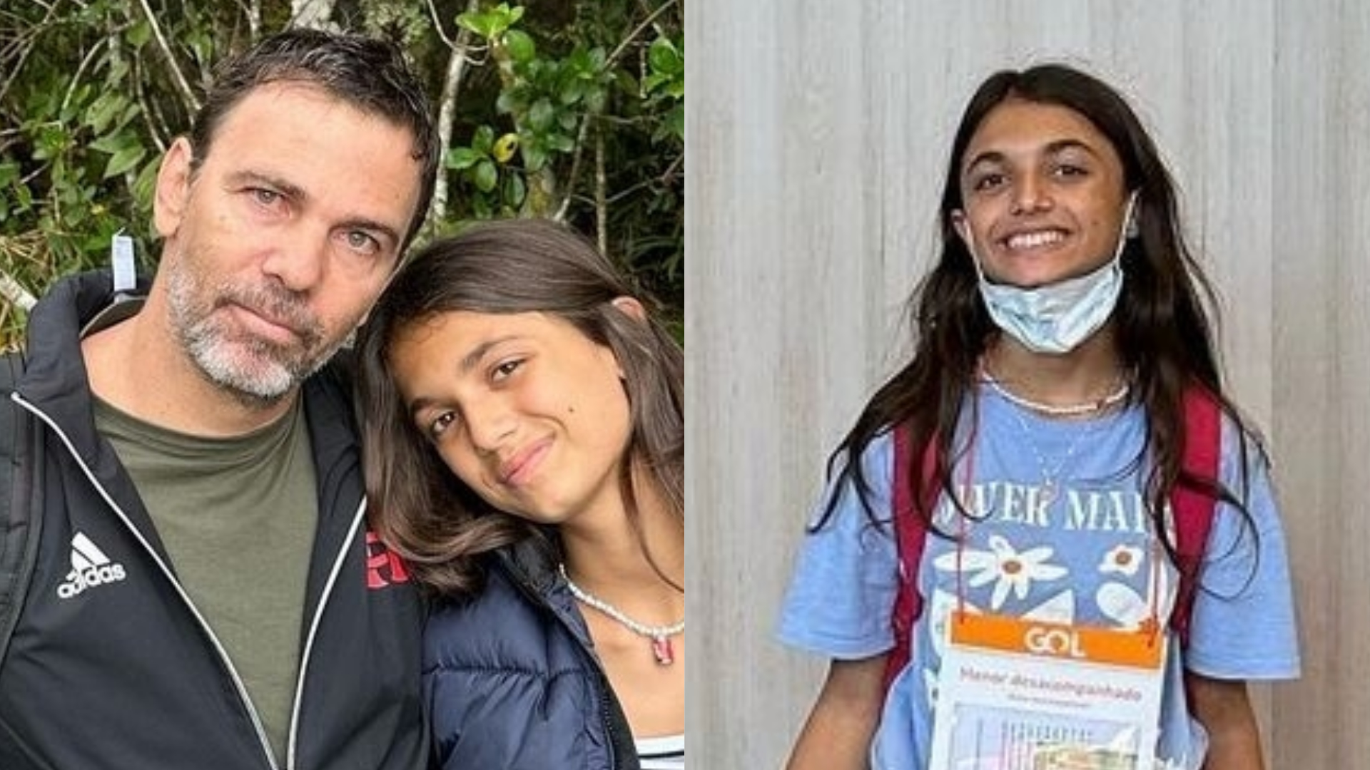 Marcelo Faria compartilha foto rara com a filha: “Coração apertado”