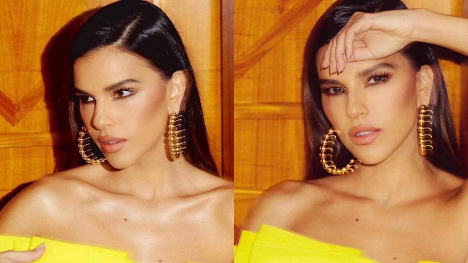 Mariana Rios ‘se embrulha’ para presente em look extravagante e atiça fãs