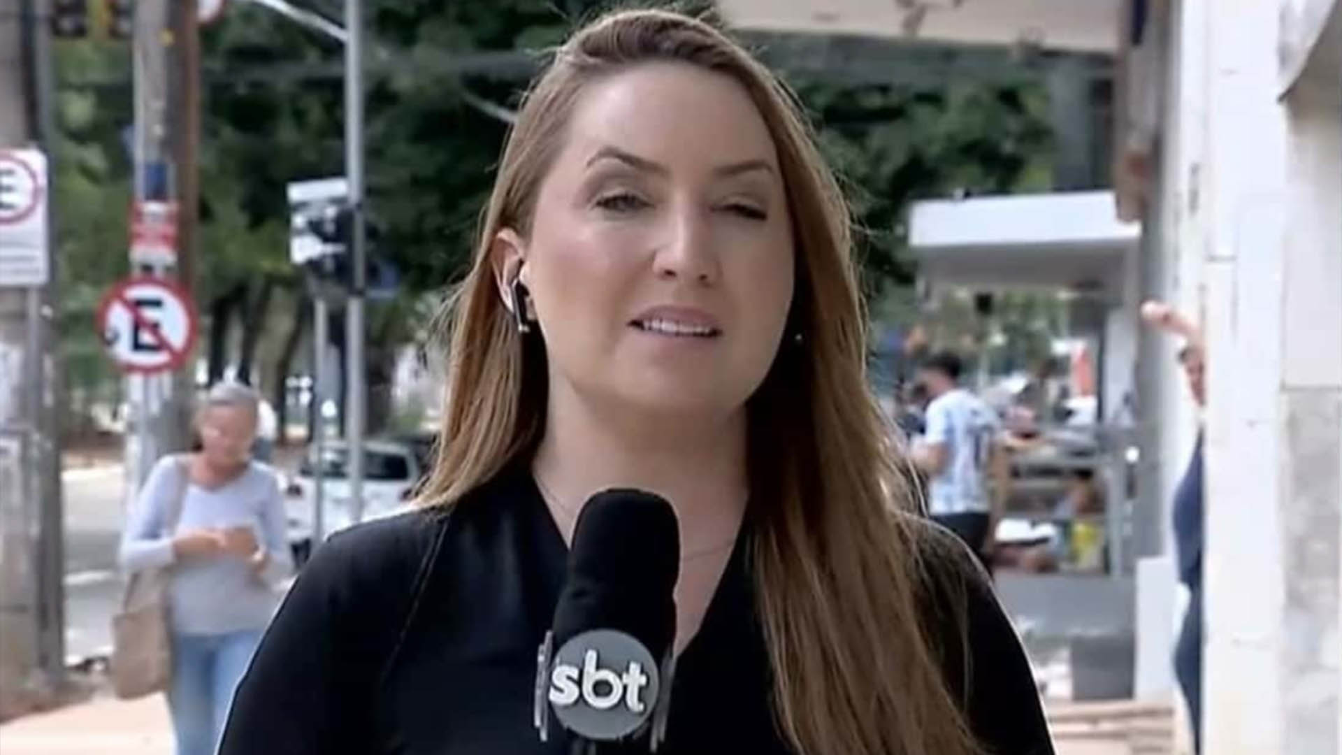 Repórter do SBT chora ao anunciar morte de criança