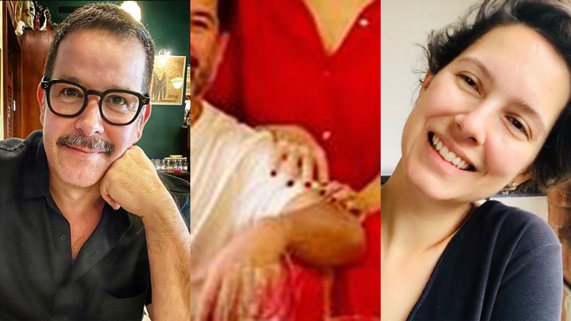 Murilo Benício e Cecilia Malan aparecem juntos pela primeira vez em foto com os amigos