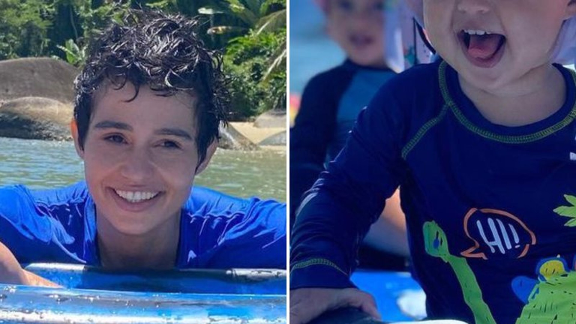 Nanda Costa curte passeio de caiaque com as filhas gêmeas e encanta: “Lindas caiçarinhas!”