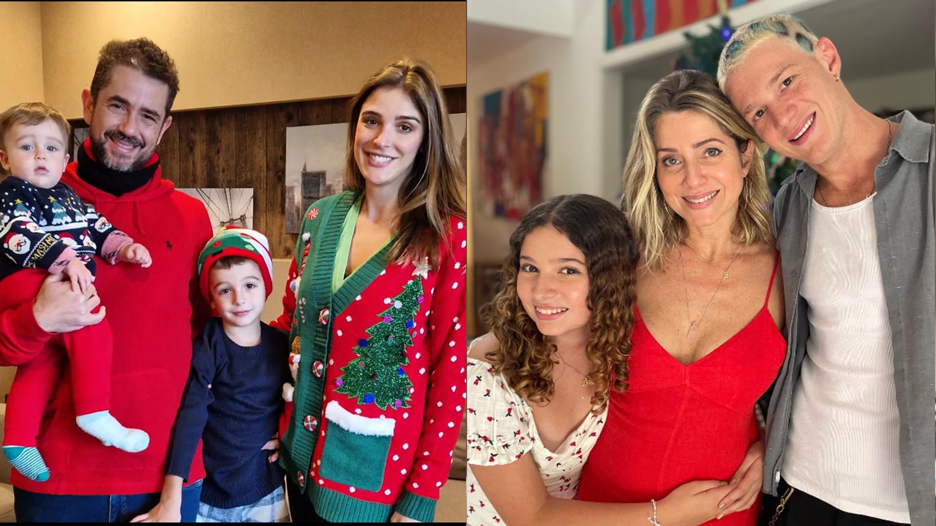 Natal: Veja as fotos dos famosos prontos para a comemoração em família