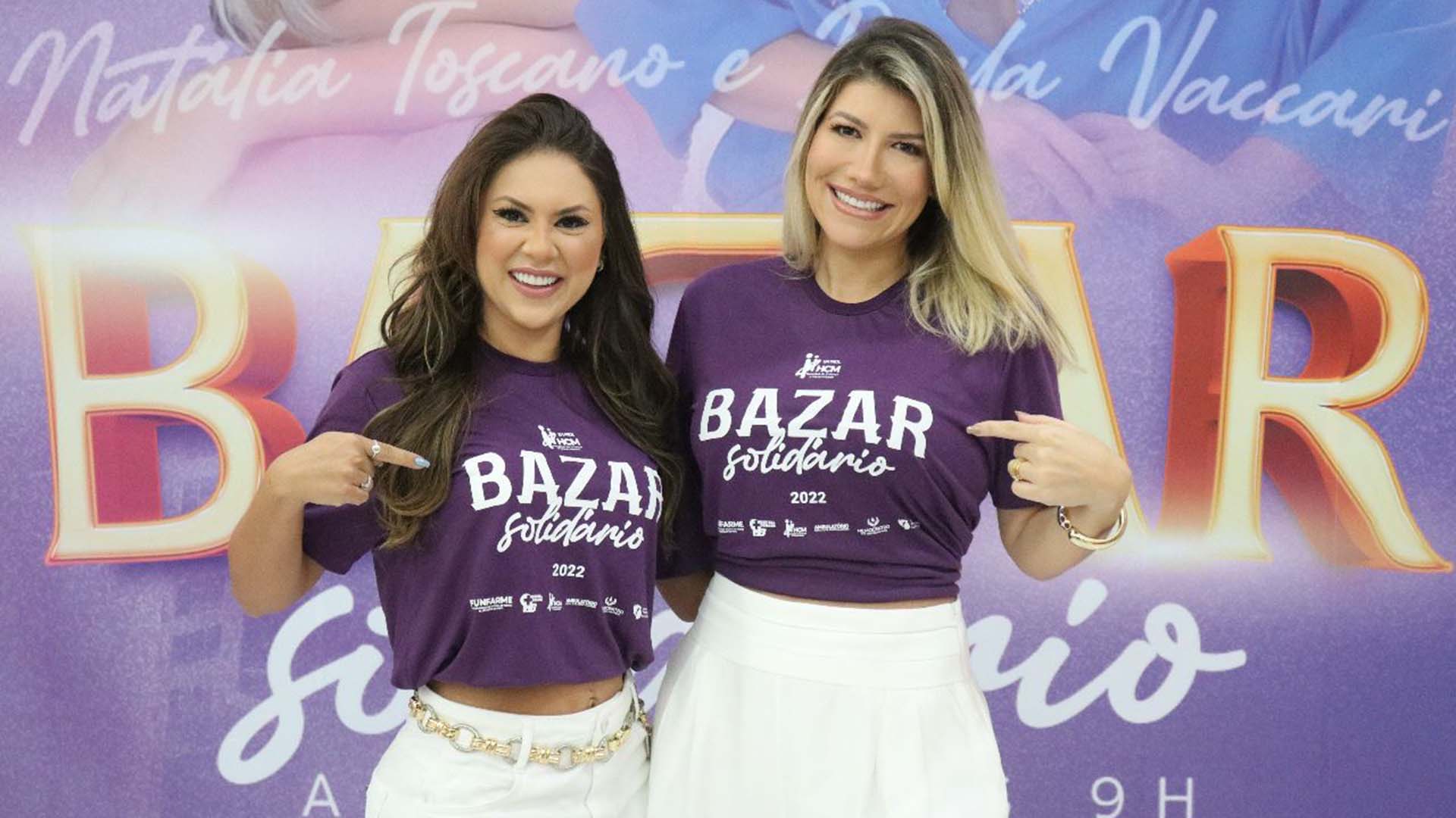 Natália Toscano e Paula Vaccari celebram o sucesso de bazar solidário: ‘Quanto amor’