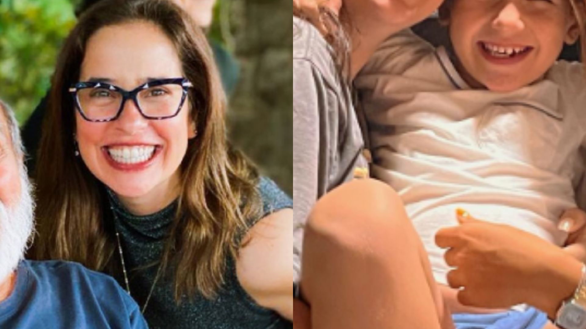 Paloma Duarte reúne os três herdeiros em foto raríssima e web se derrete: “É a sua cara!”