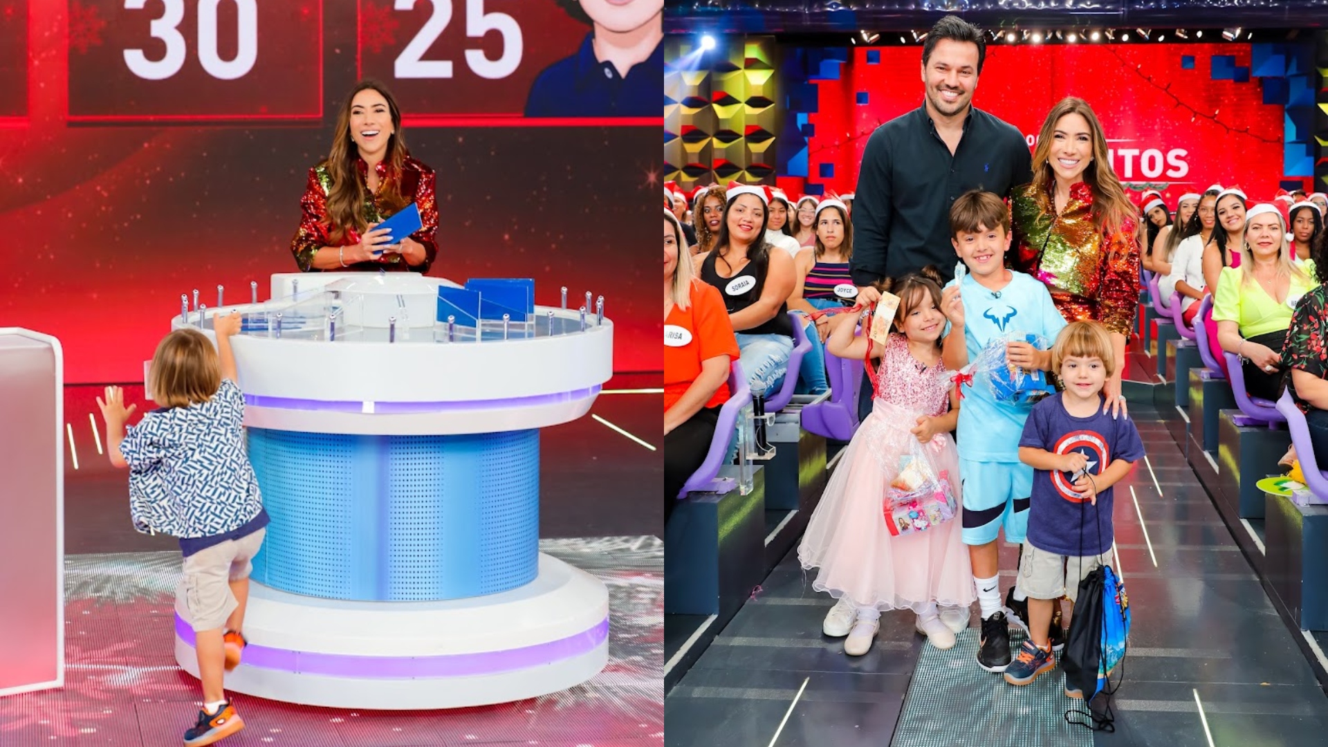 Filhos de Patricia Abravanel protagonizam momento de fofura ao invadir programa