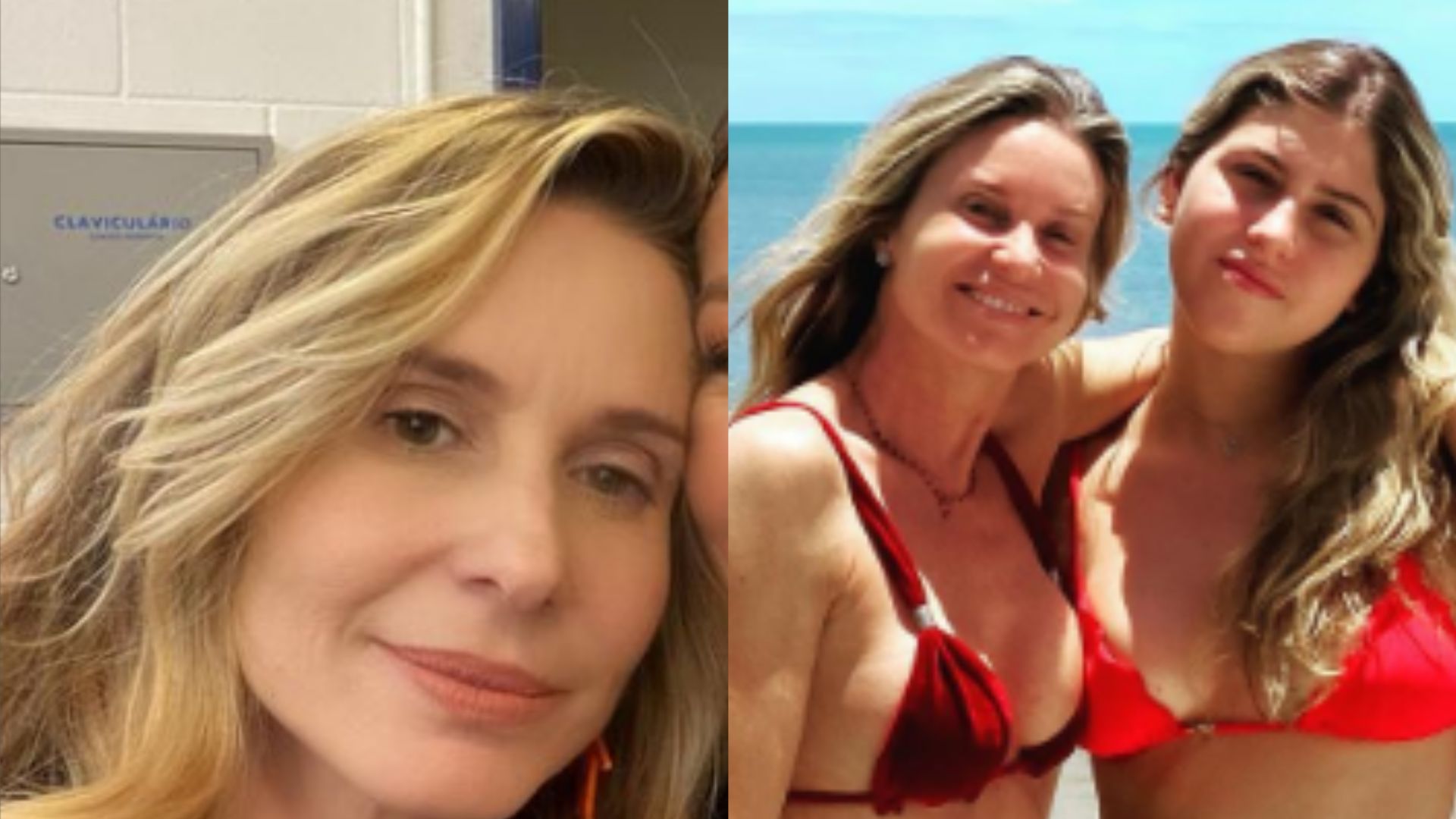 Aos 55 anos, Paula Burlamaqui exibe boa forma em praia carioca e impressiona: “Saradas!”