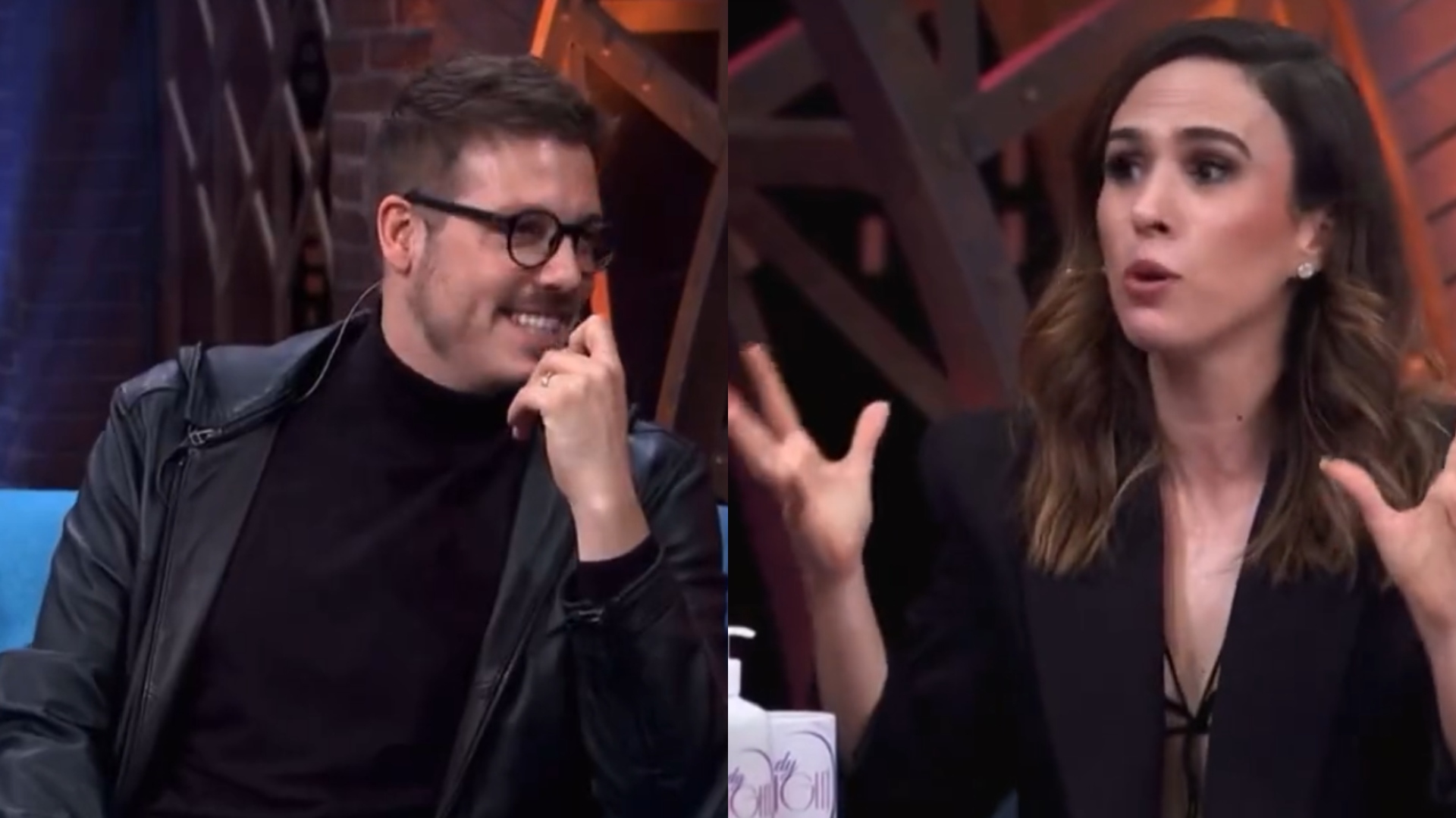 Tatá Werneck e Fabio Porchat se emocionam ao falar sobre Paulo Gustavo