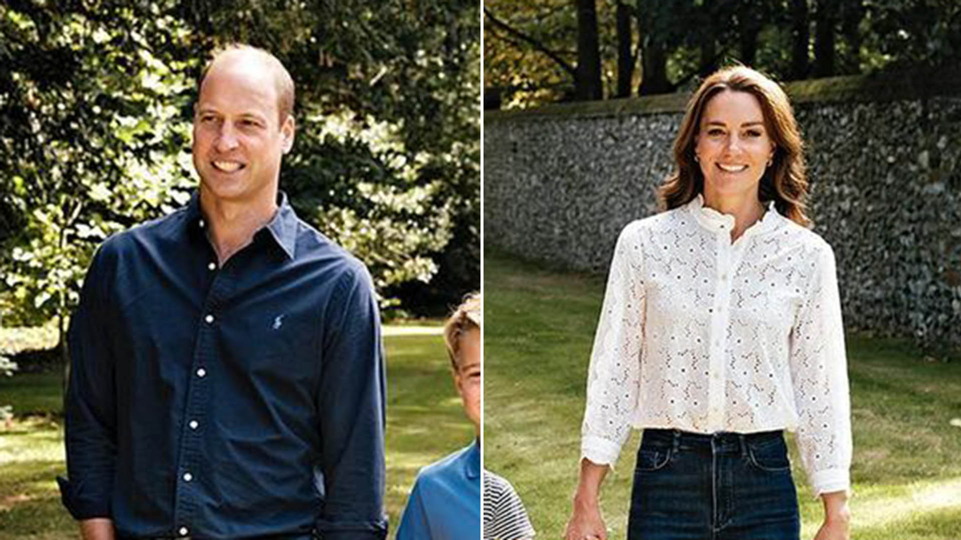 Príncipe William e Kate Middleton surgem com os filhos em foto do cartão de Natal da família