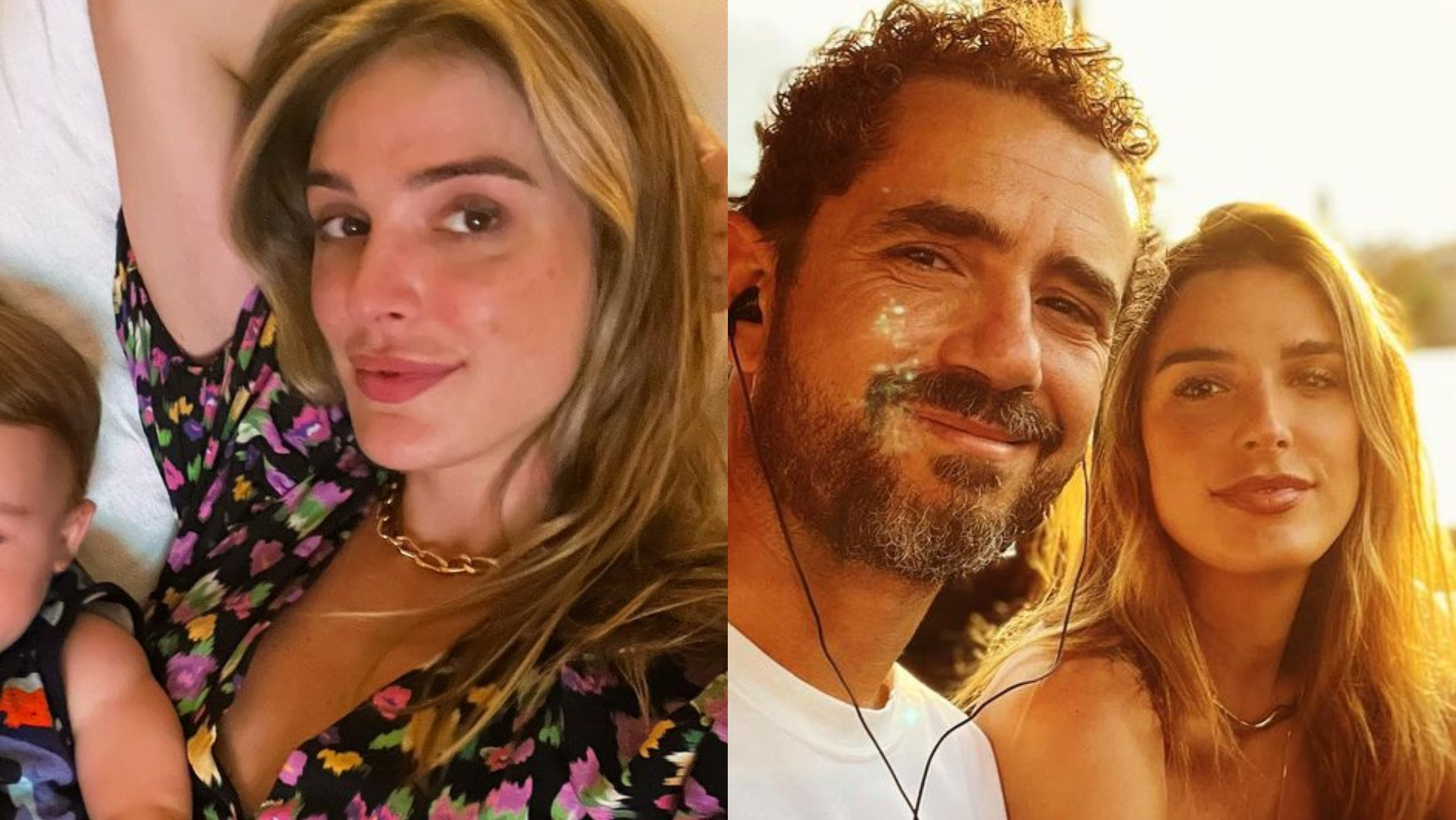 Rafa Brites baba ao posar ao lado dos filhos com Felipe Andreoli: ”Vale ouro!”