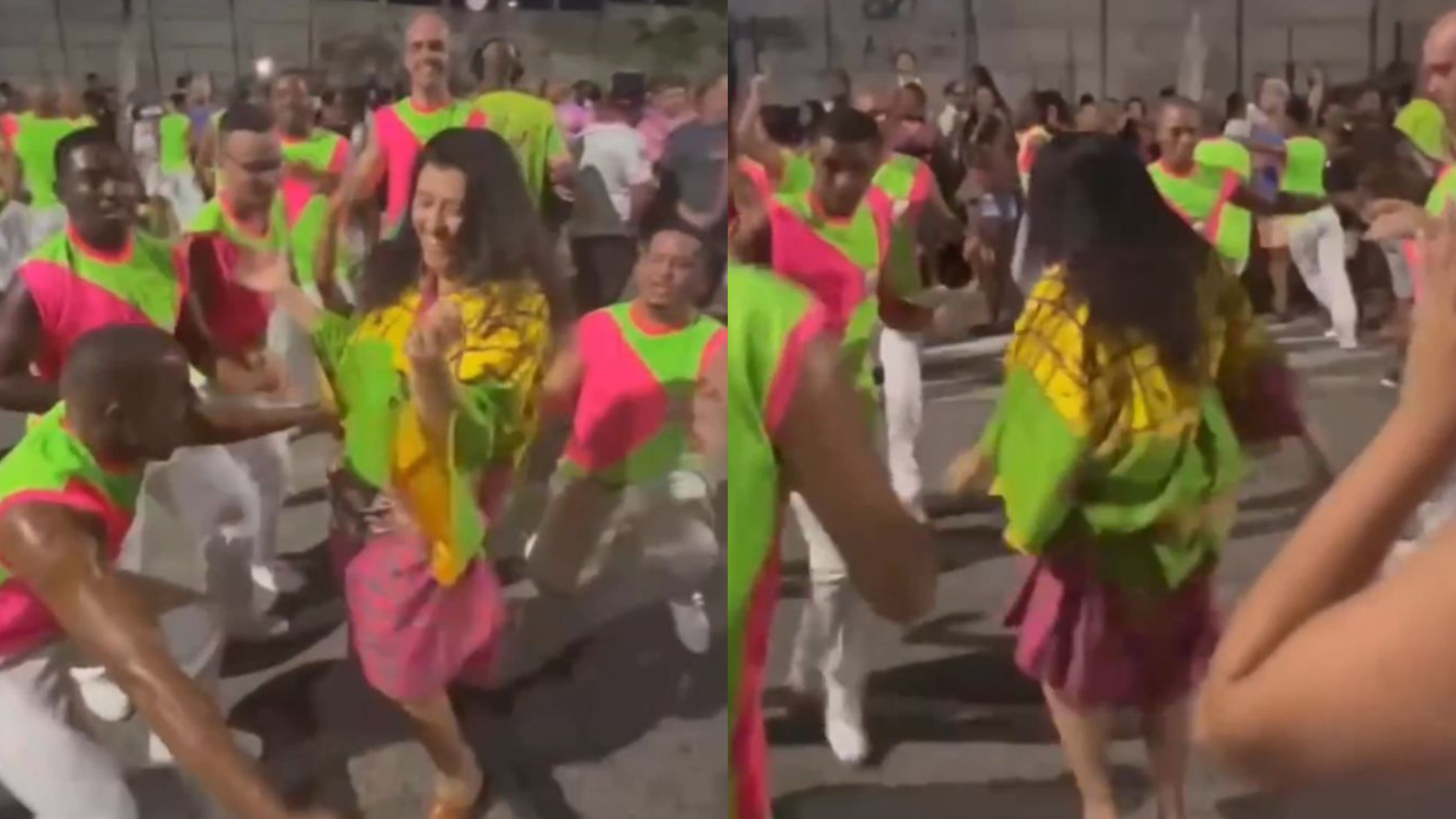 Regina Casé aproveita folga para curtir noitada: ”Meu lugar é no samba”