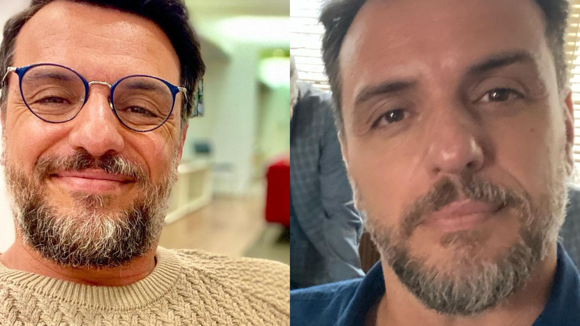 Rodrigo Lombardi surge com Alexandre Nero nos bastidores de ‘Travessia’ e web baba: ”Definição de tanto faz”